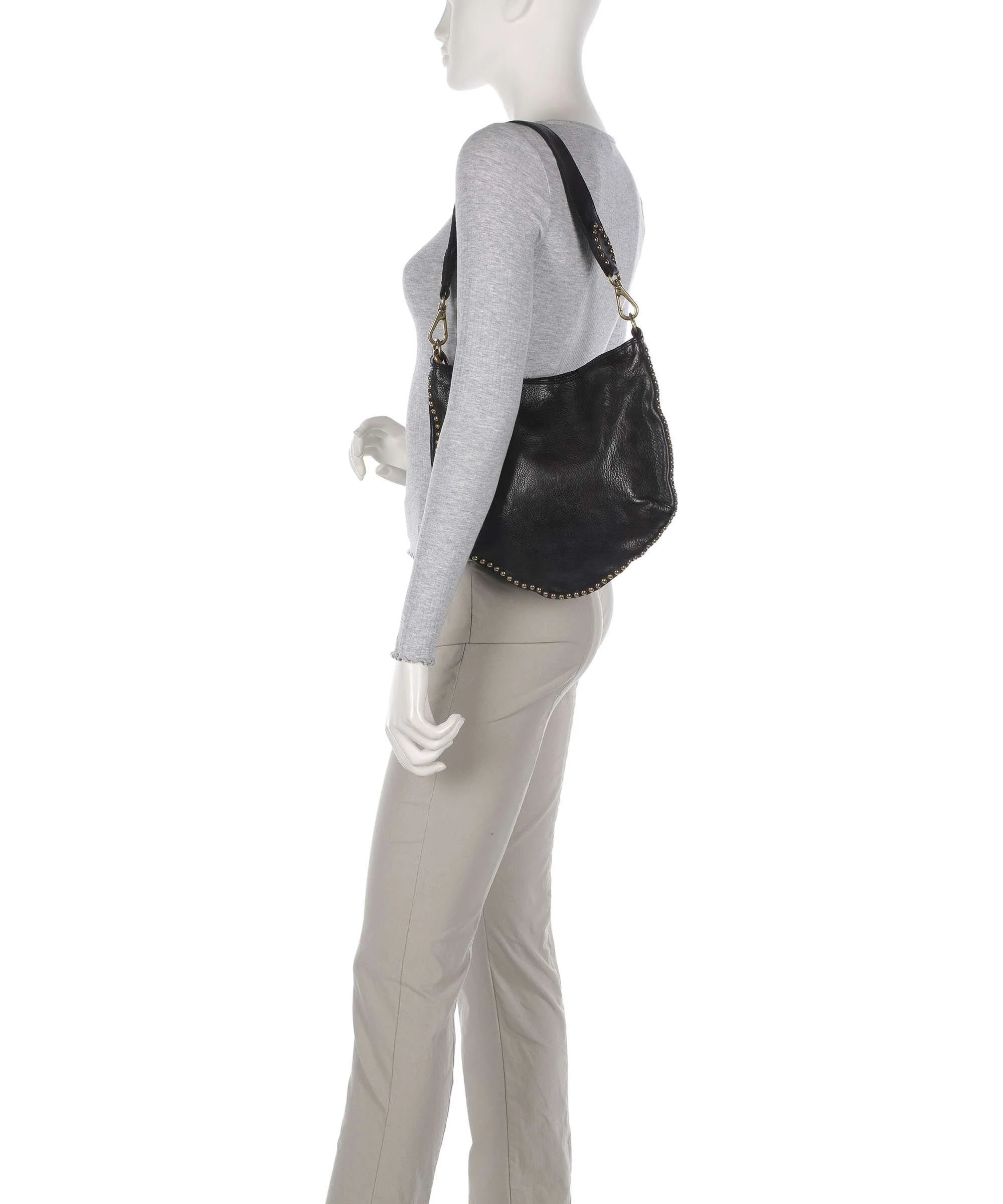 Campomaggi Hobo bag black - Image 3
