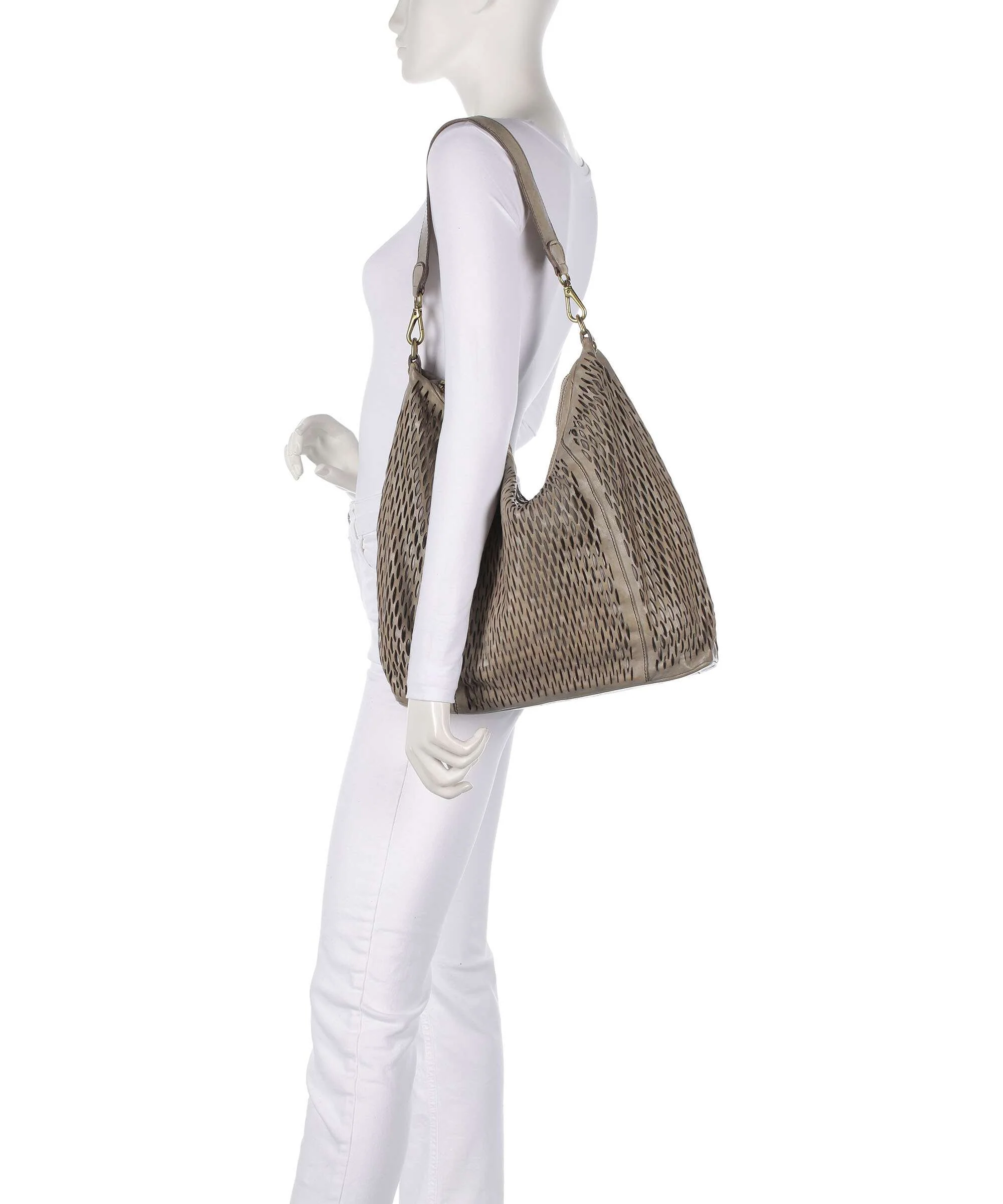 Campomaggi Hobo bag ghiaccio - Image 3