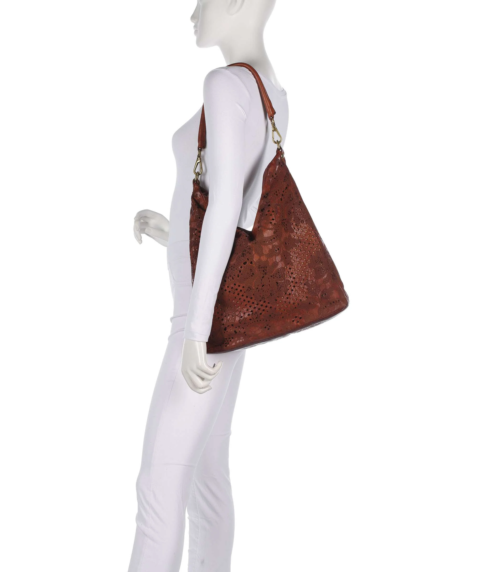 Campomaggi Hobo bag cognac - Image 3