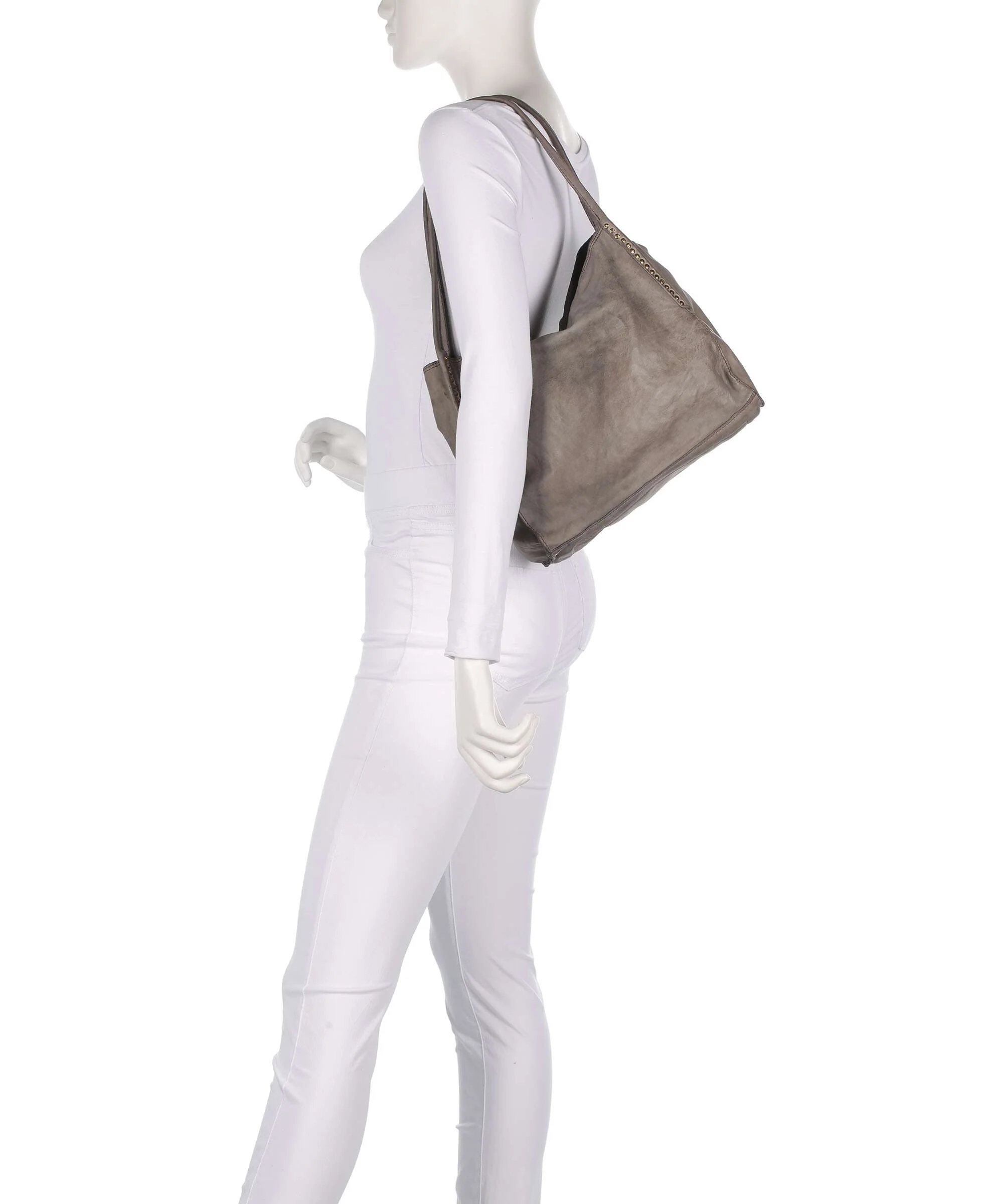 Campomaggi Hobo bag cemento - Image 3