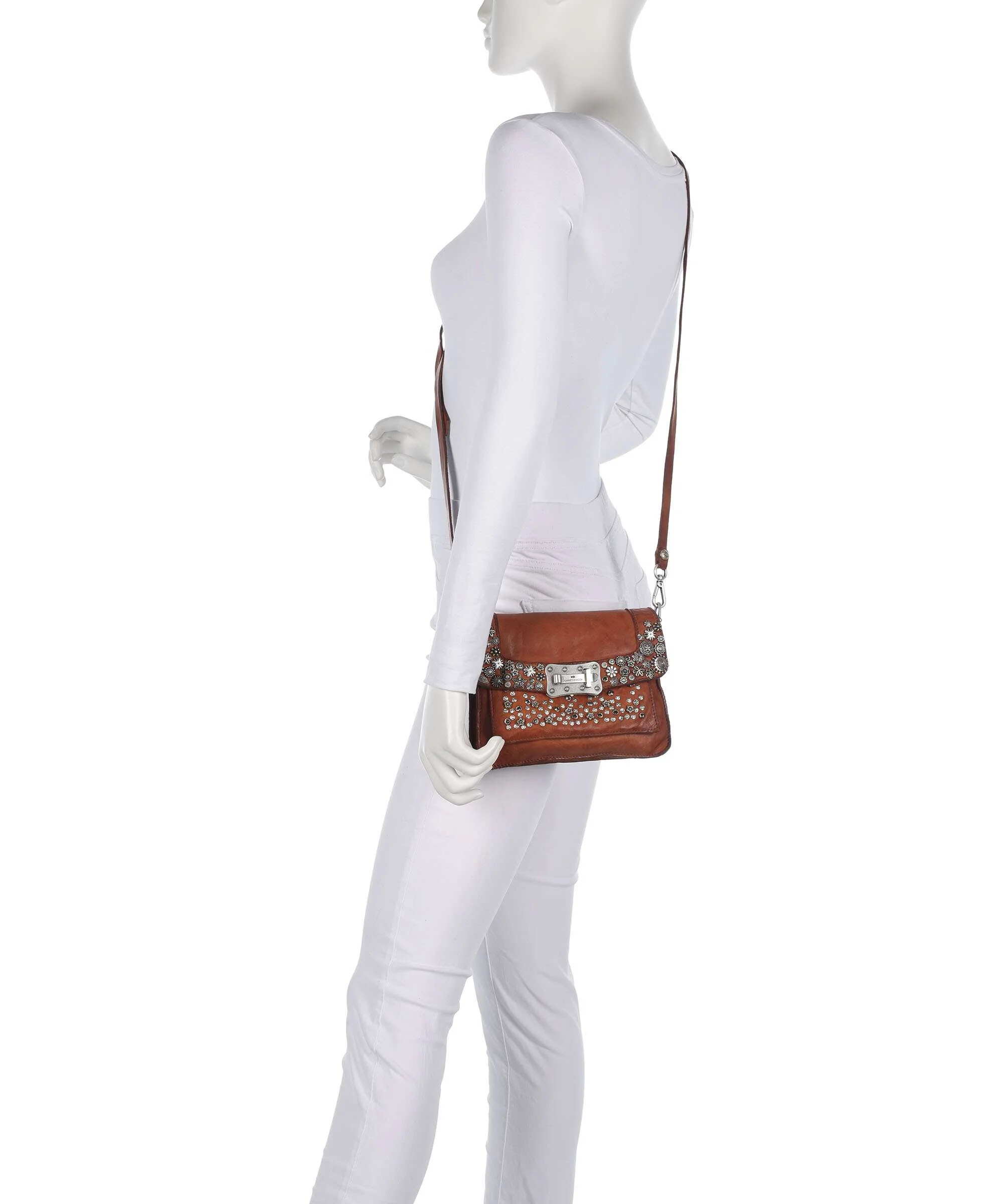 Campomaggi Shoulder bag cognac - Image 4