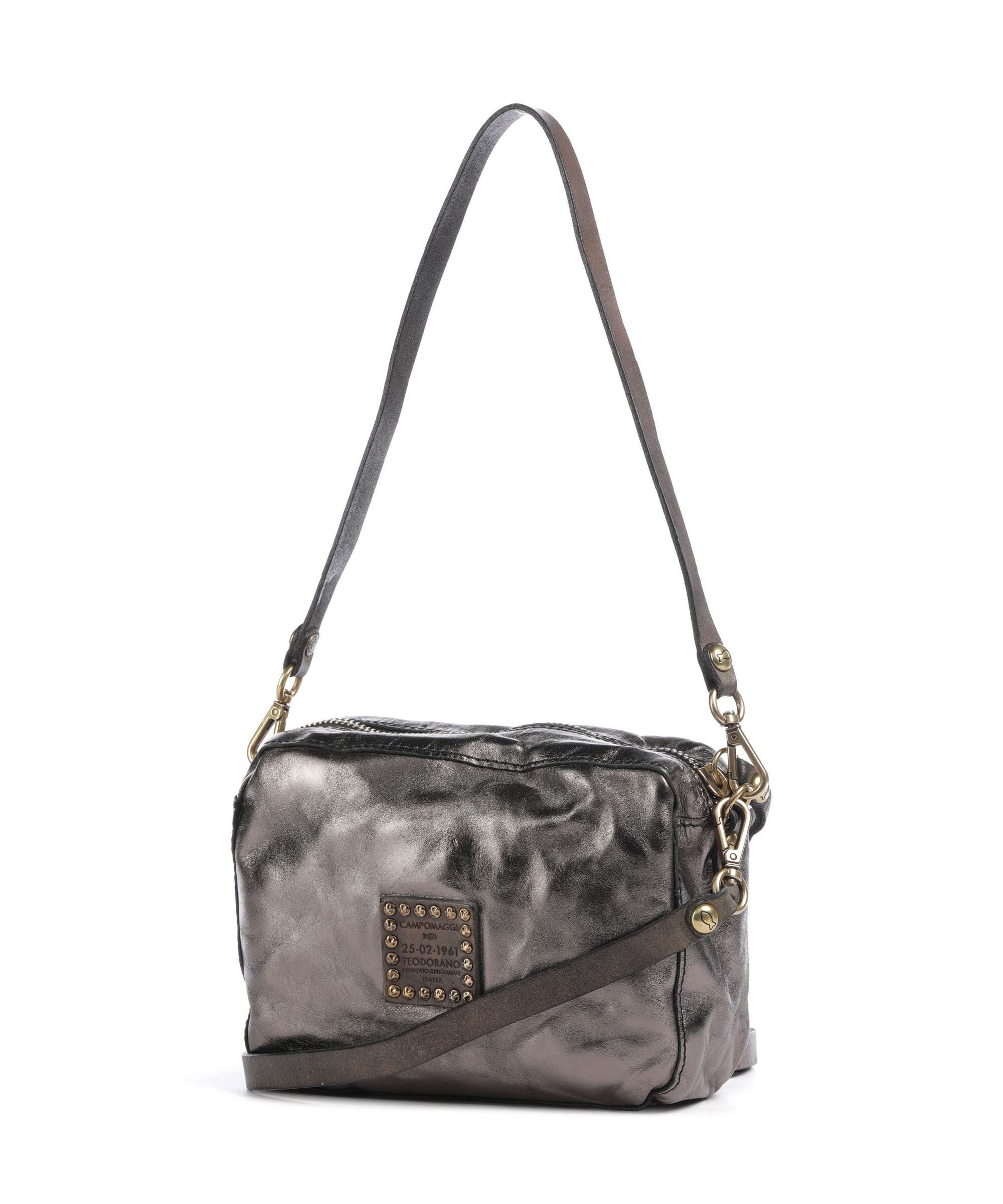 Campomaggi Shoulder bag lead grey - Image 2