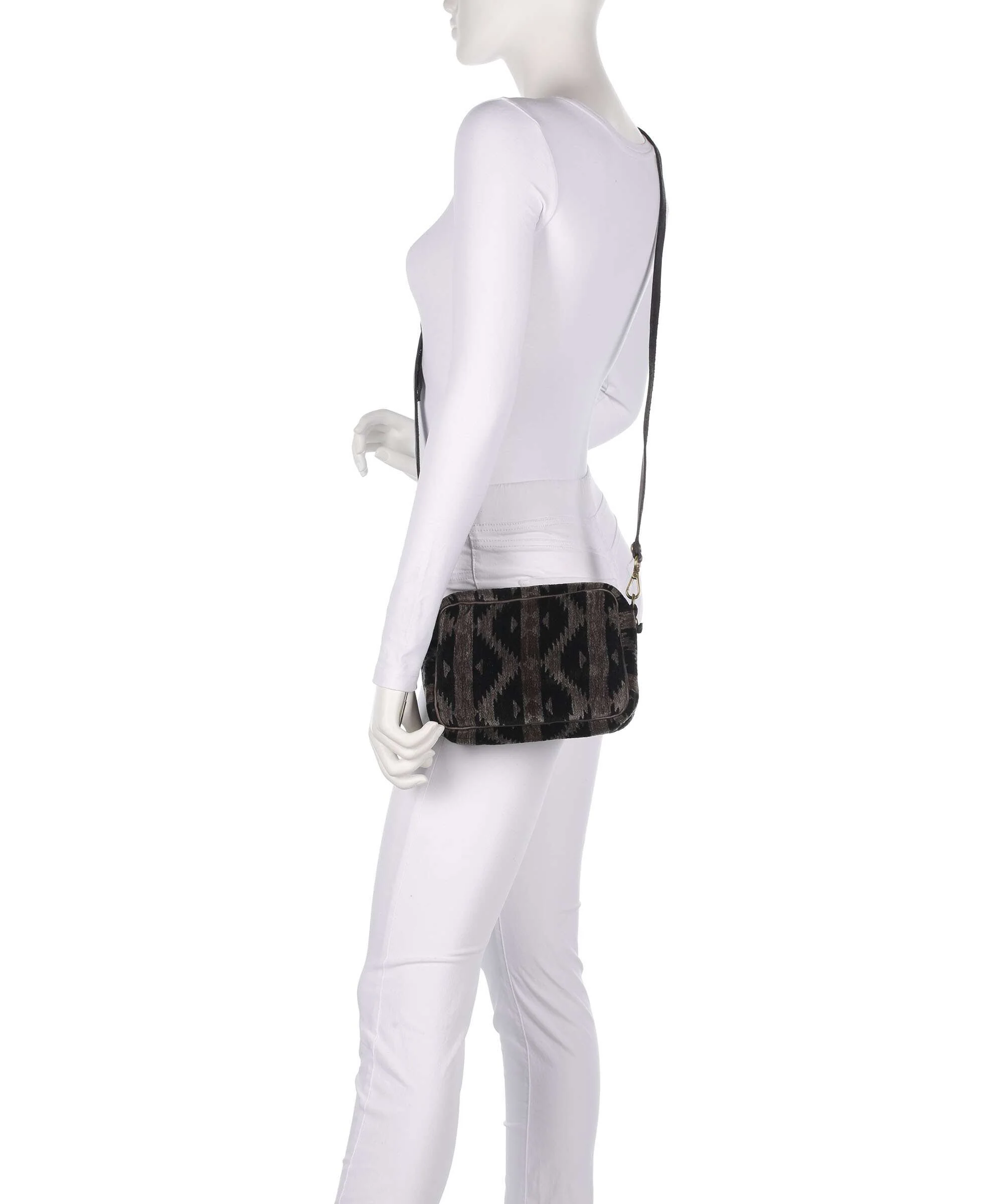 Campomaggi Shoulder bag grigio/panna - Image 3