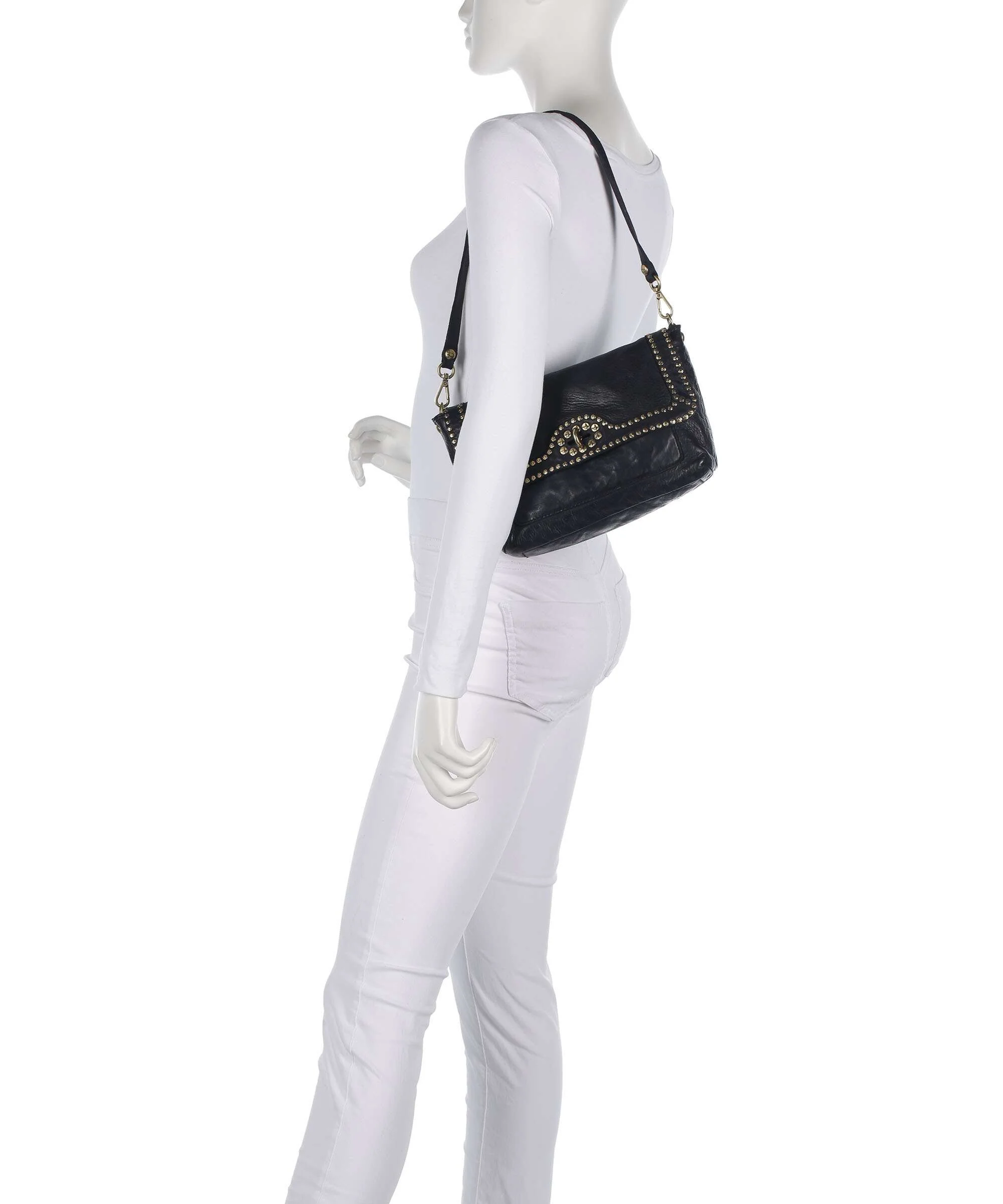 Campomaggi Shoulder bag blue - Image 3