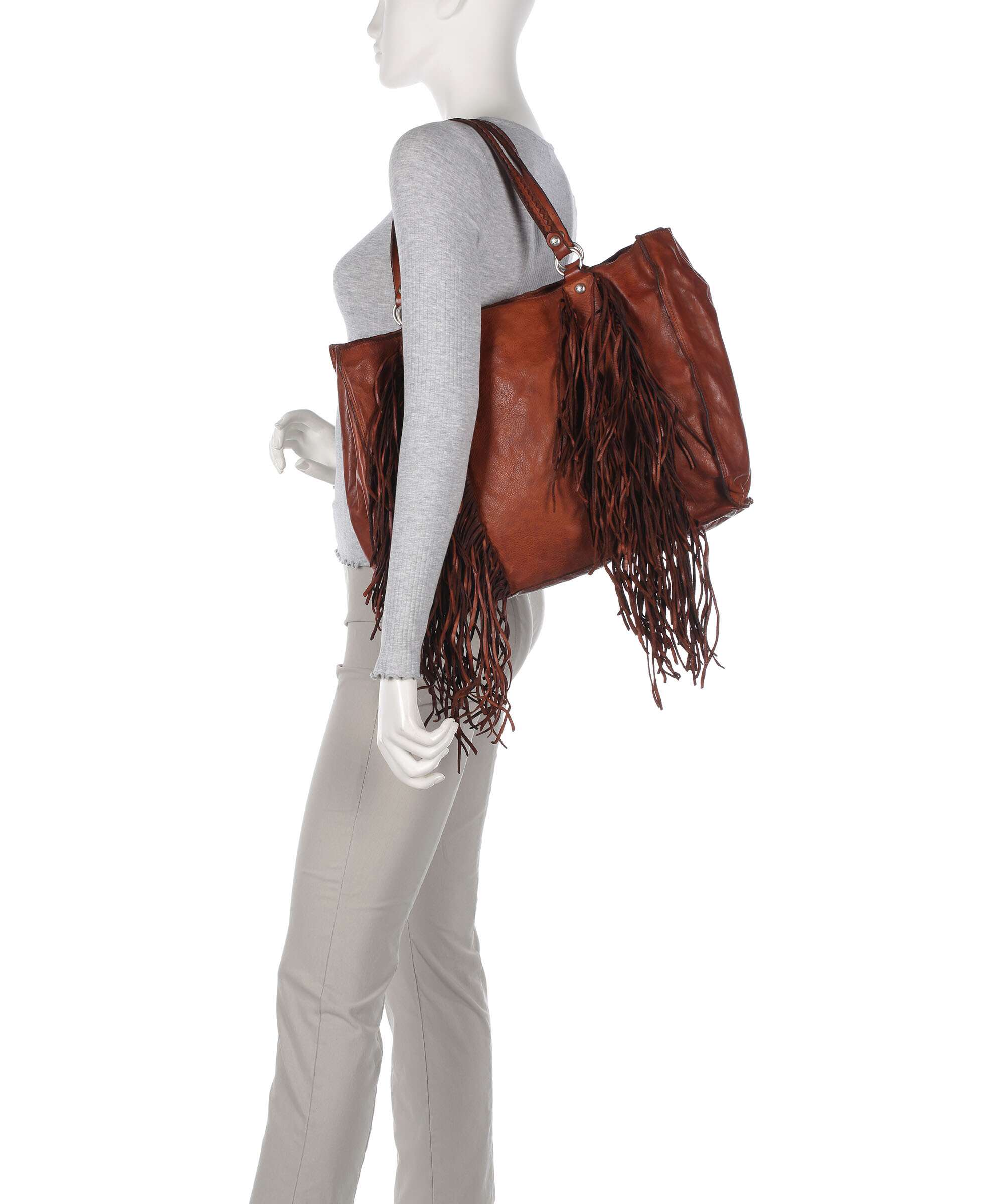 Campomaggi Tote bag cognac - Image 3