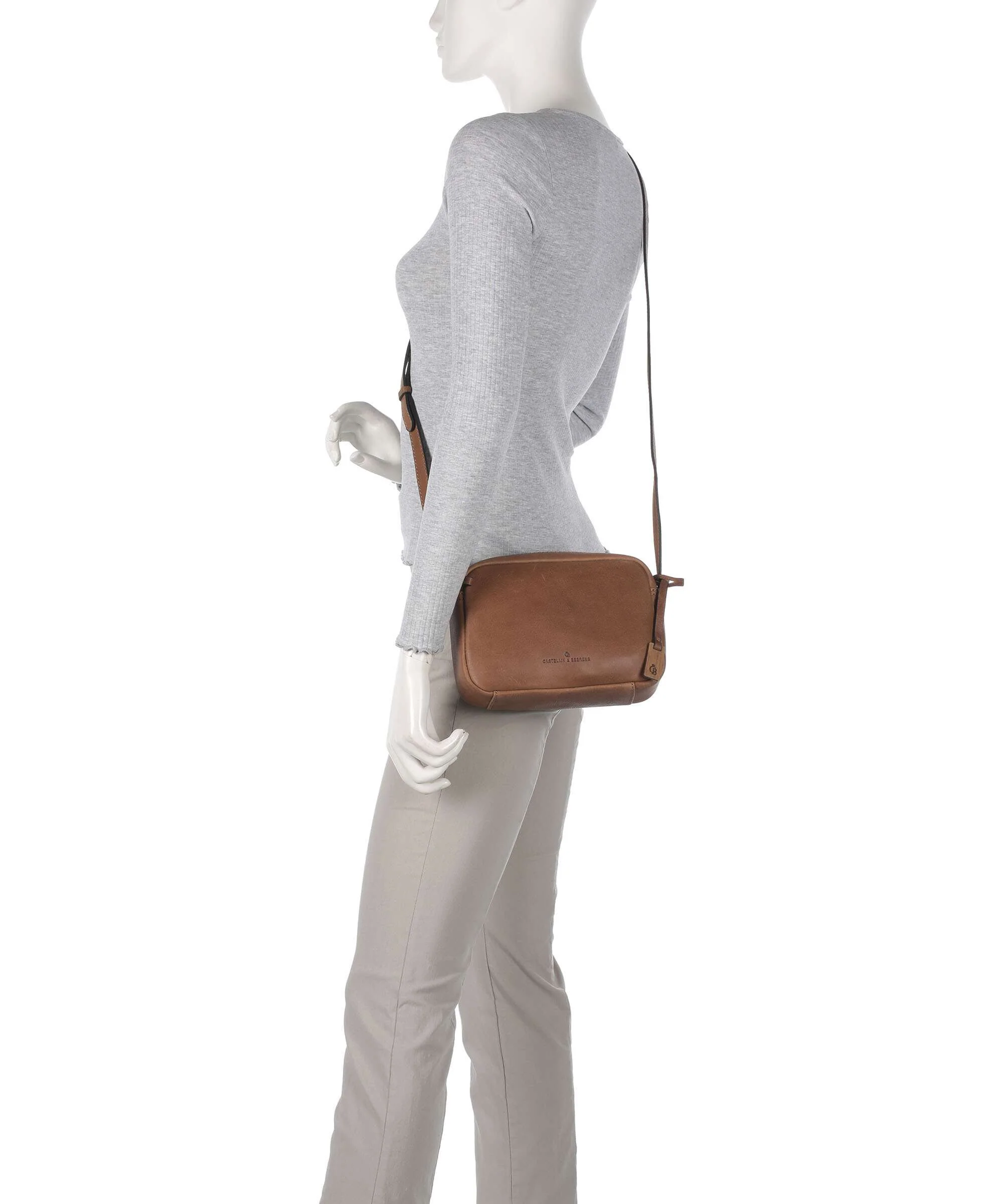 Castelijn & Beerens Carisma Crossbody bag cognac - Image 3