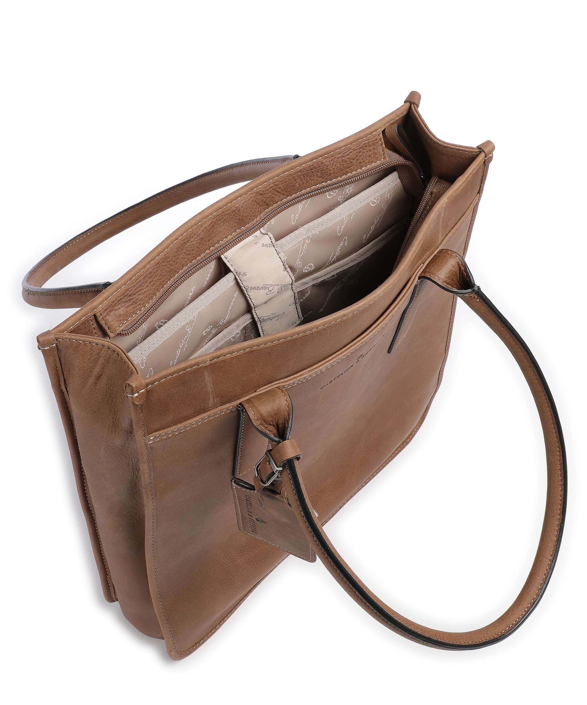 Castelijn & Beerens Carisma Tote bag cognac - Image 5