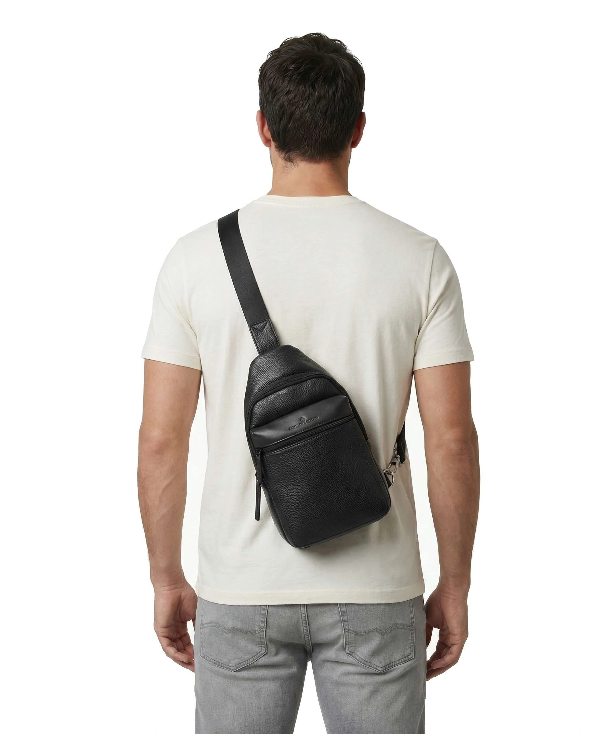 Castelijn & Beerens Onyx Sling bag black - Image 3