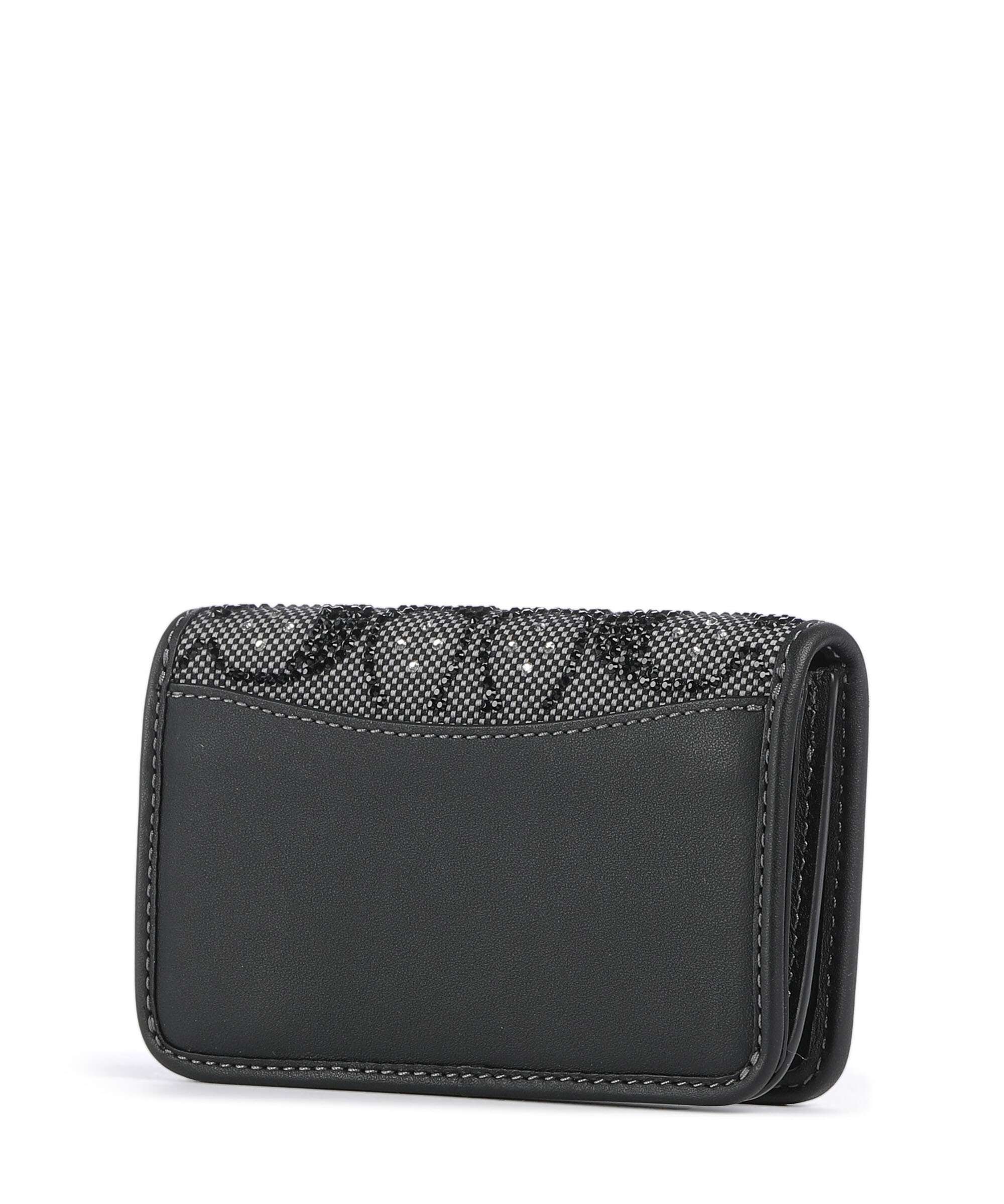Coach Essential Crystal Signature Jacquard Wallet black - Image 3