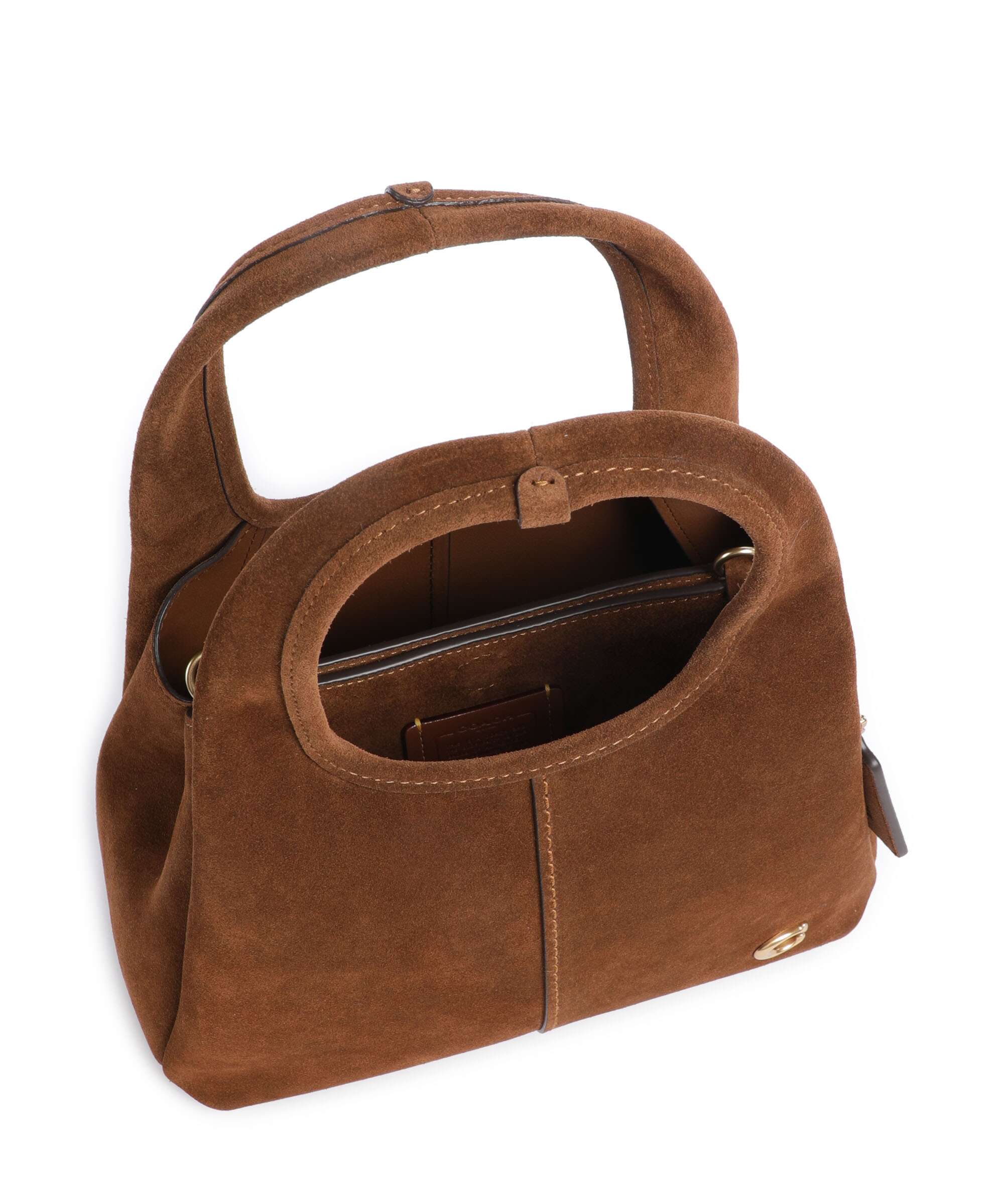 Coach Lana Suede 23 Handbag warm brown - Image 6
