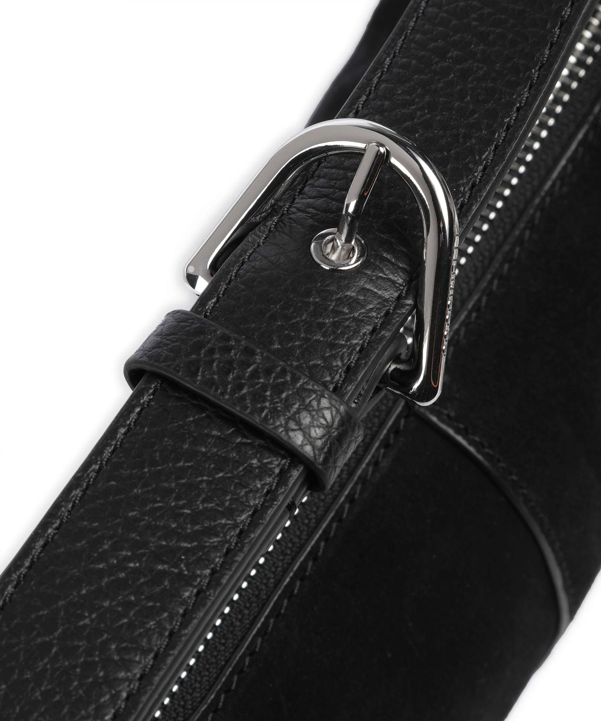 Coccinelle Abigail Suede Shoulder bag noir - Image 4
