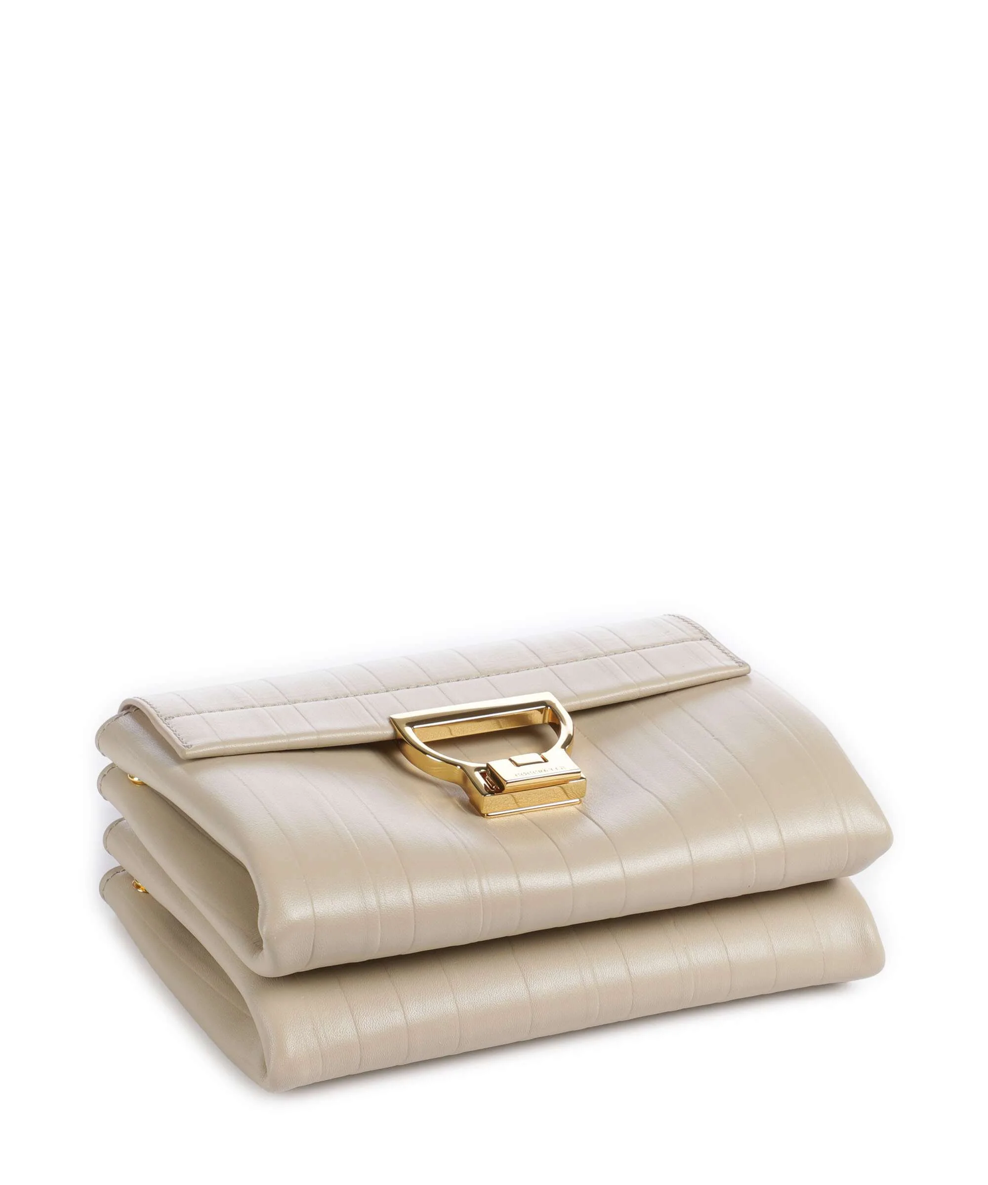 Coccinelle Arlettis Plisse Crossbody bag sandshell - Image 5