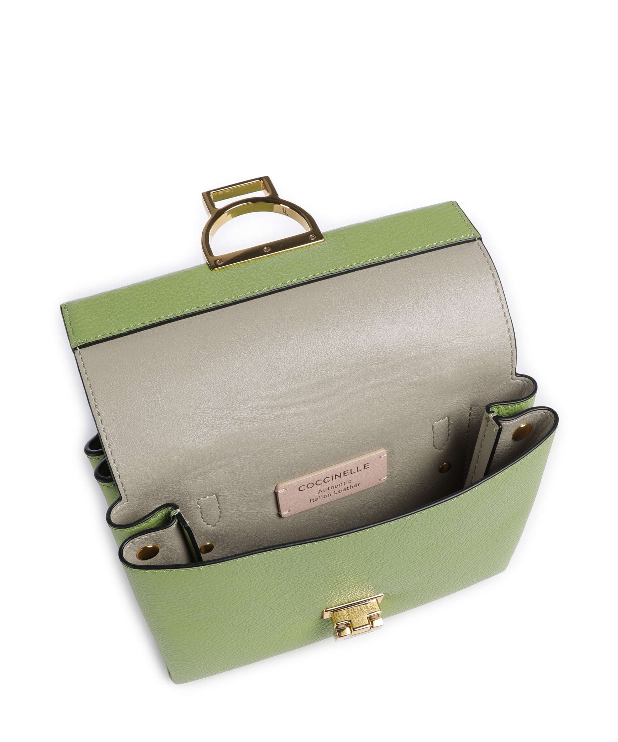 Coccinelle Arlettis Signature Crossbody bag guacamole - Image 6