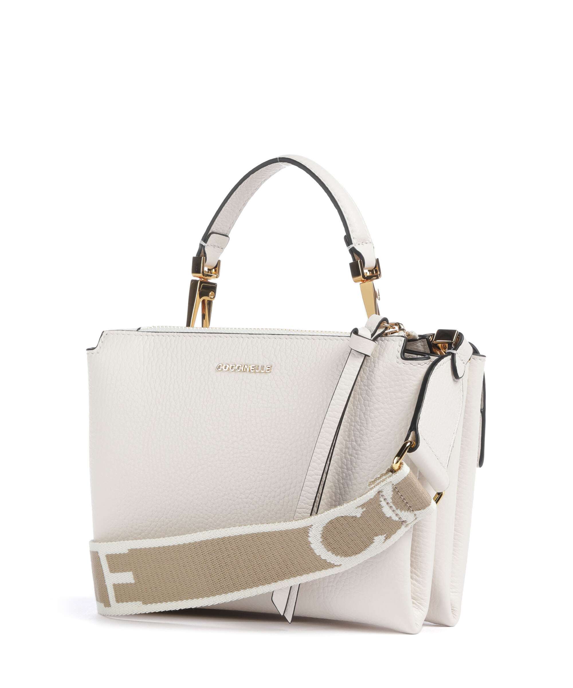 Coccinelle Arlettis Signature Crossbody bag blanco - Image 2