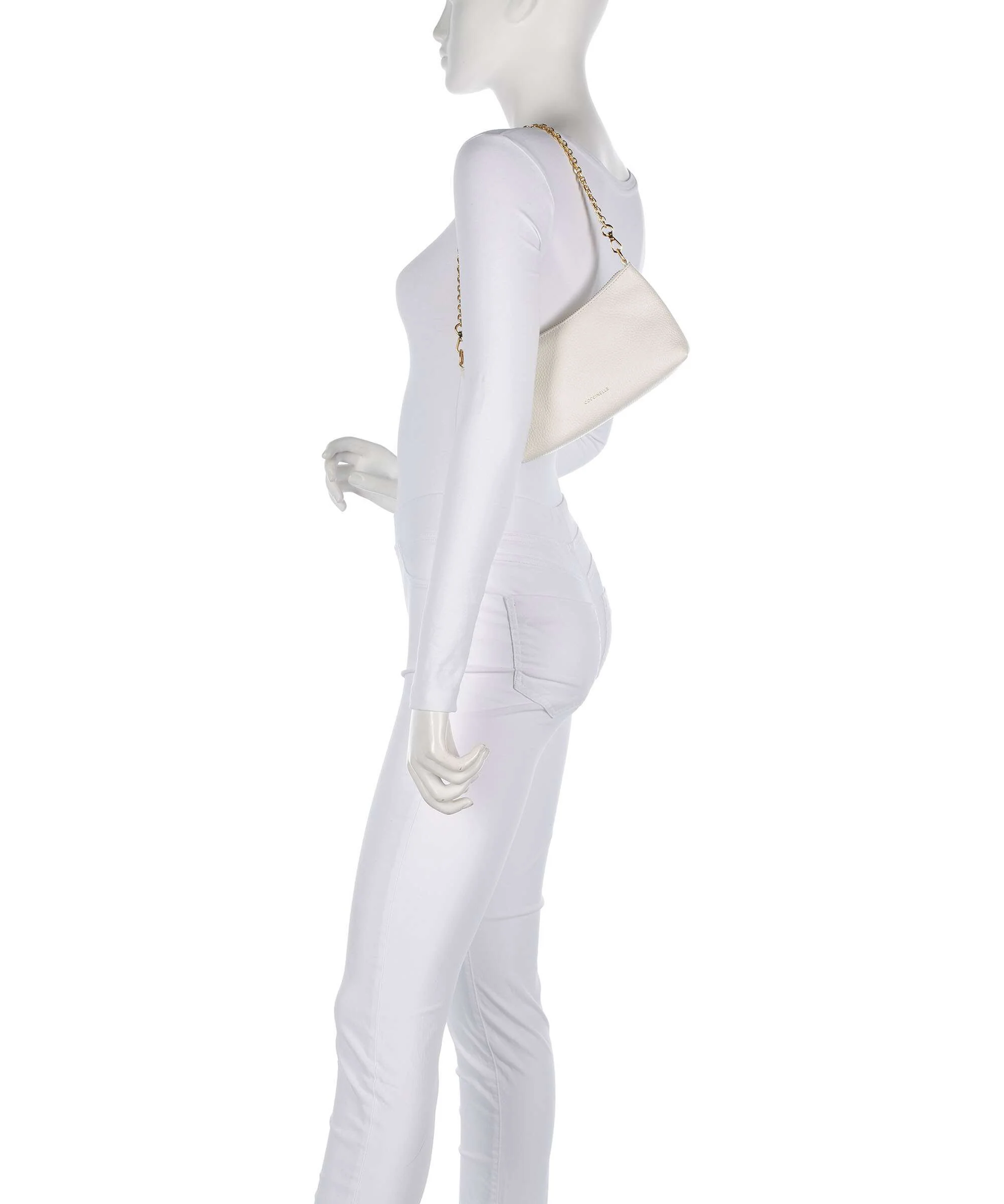 Coccinelle Aura Shoulder bag pearl - Image 4