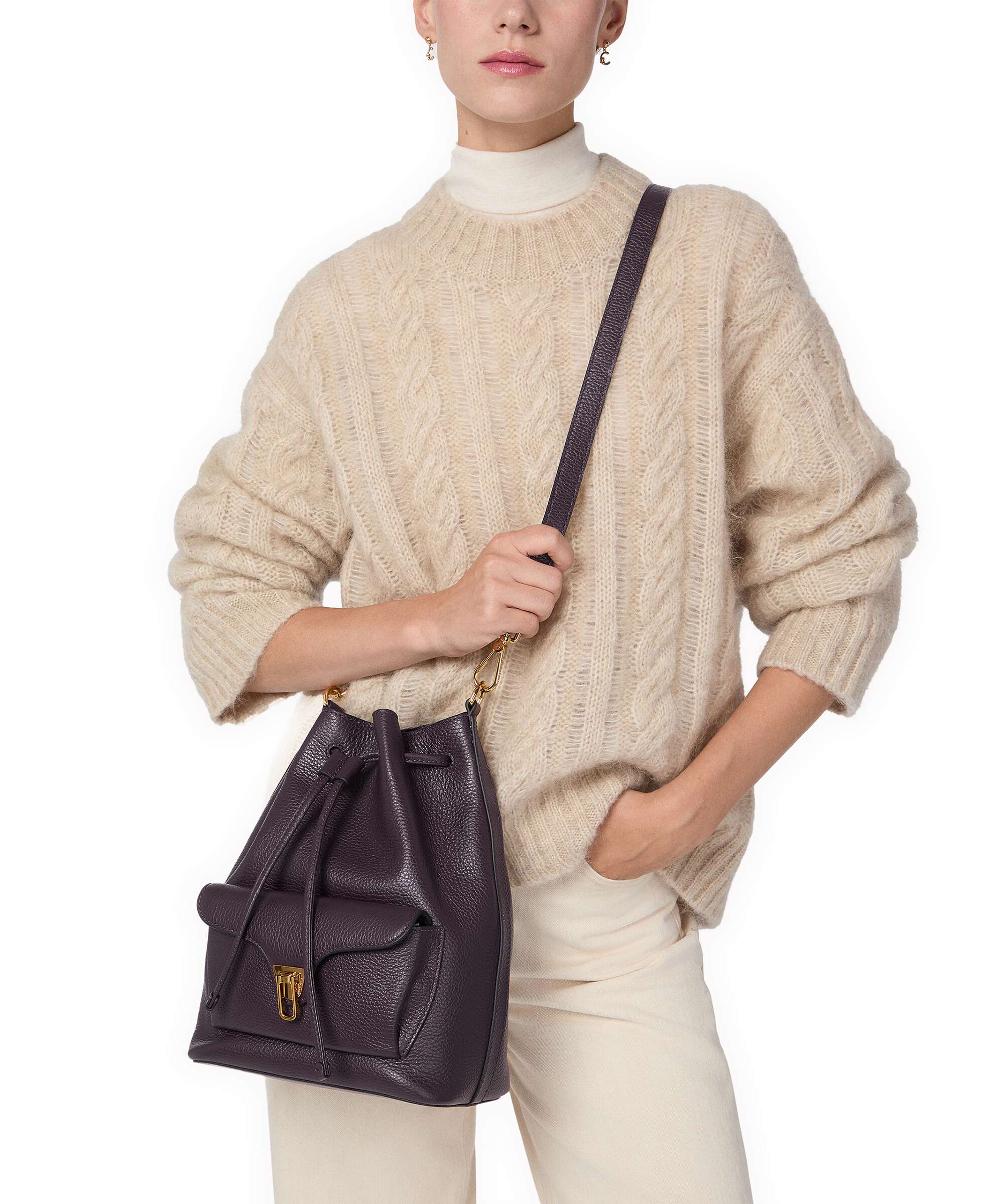Coccinelle Beat Generation Bucket bag prune - Image 3