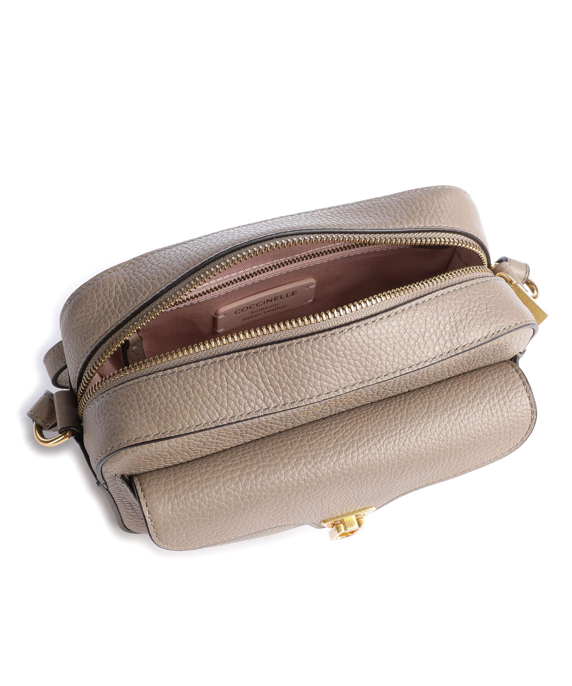 Coccinelle Beat Soft Crossbody bag warm taupe - Image 6