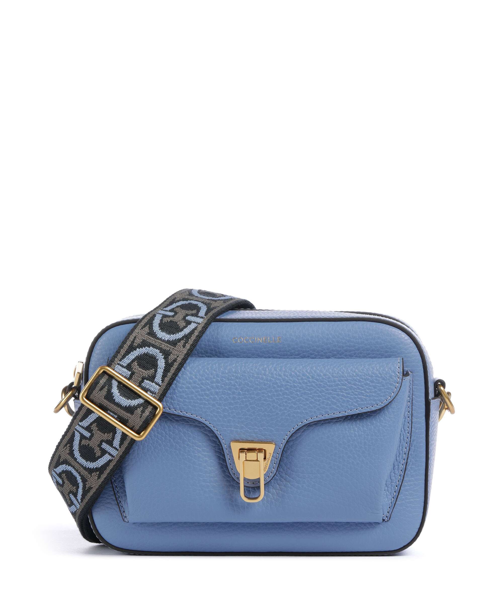 Coccinelle Beat Soft Ribbon Crossbody bag azul