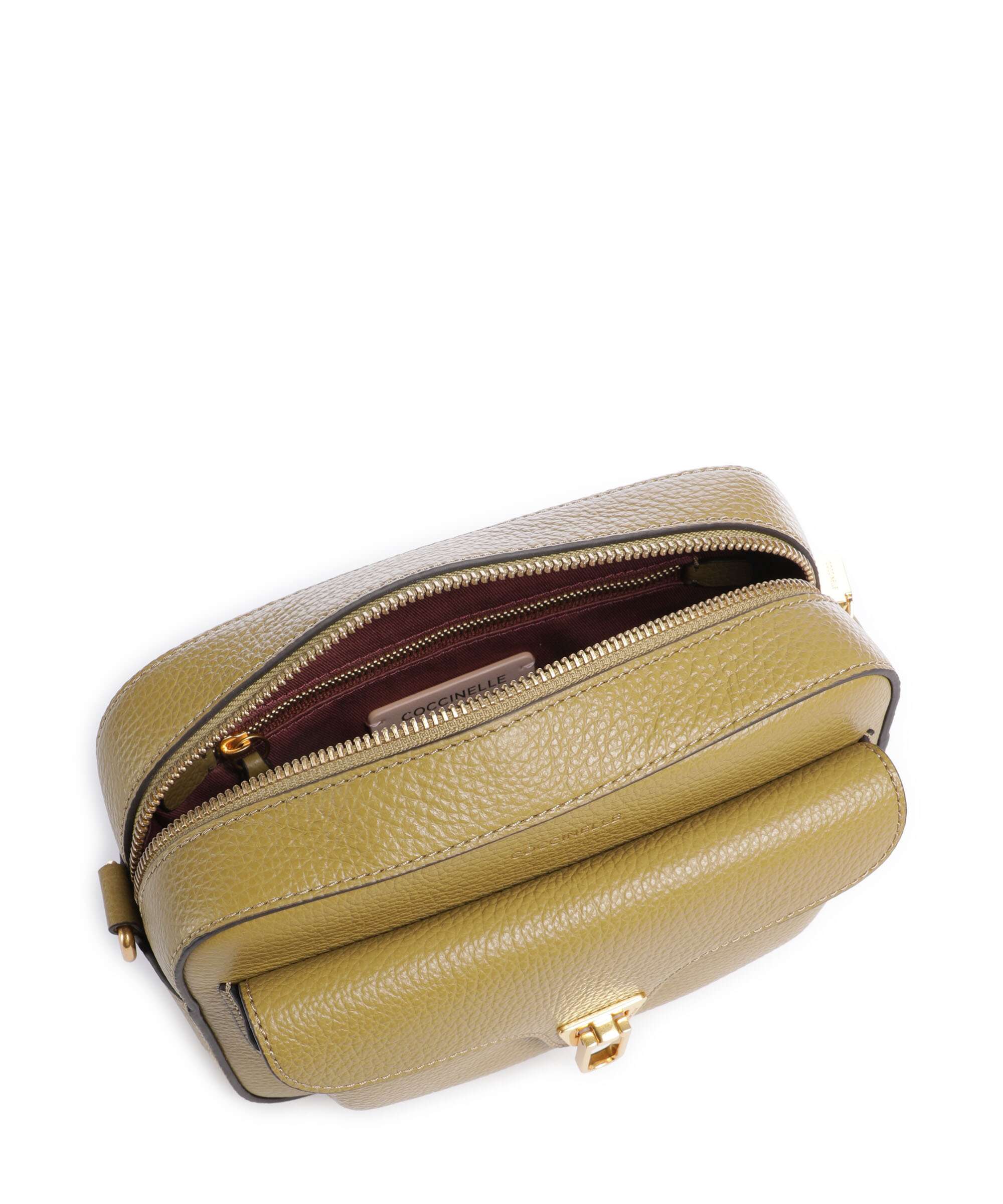 Coccinelle Beat Soft Ribbon Crossbody bag seagrass - Image 6