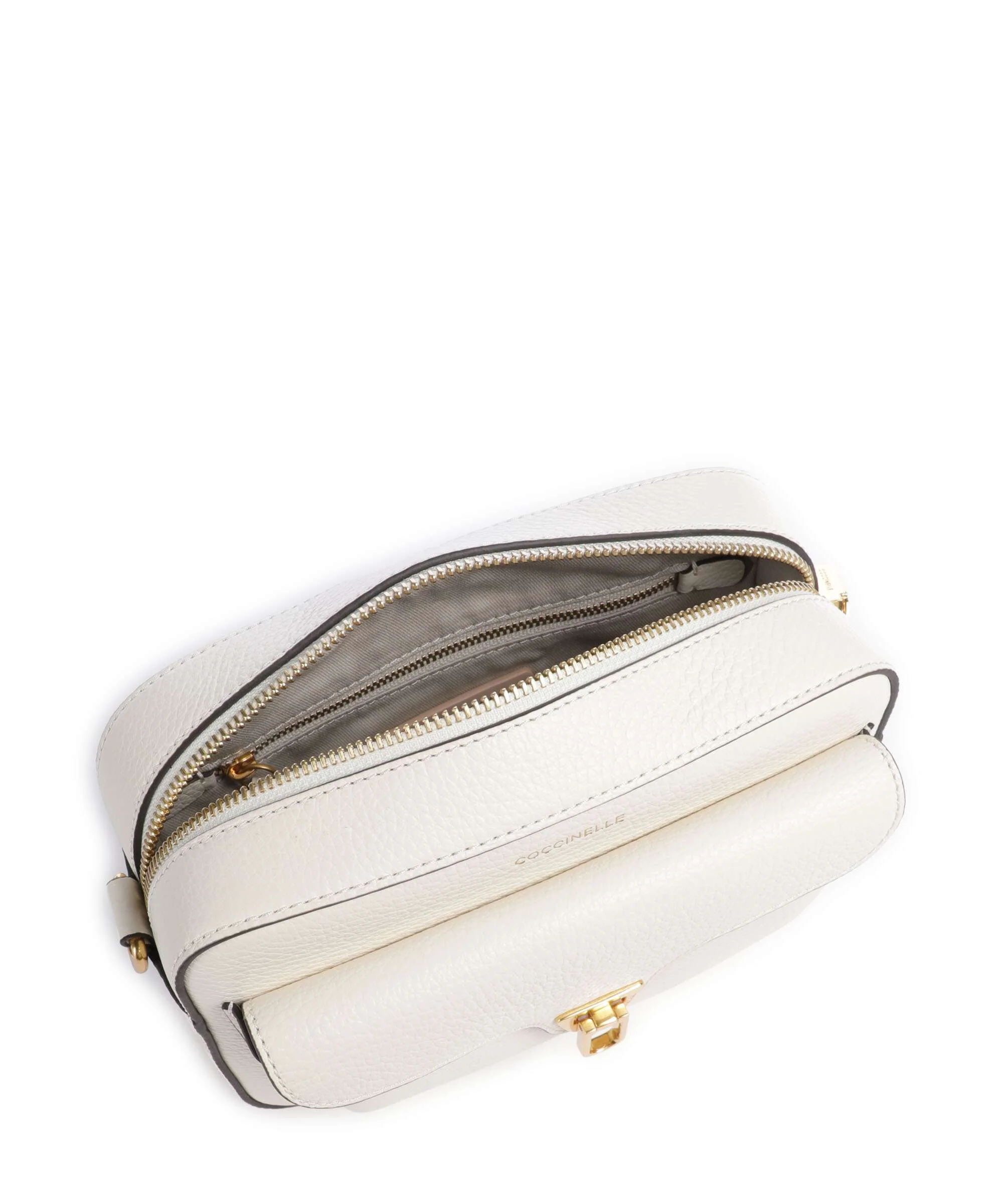 Coccinelle Beat Soft Ribbon Crossbody bag pearl - Image 6