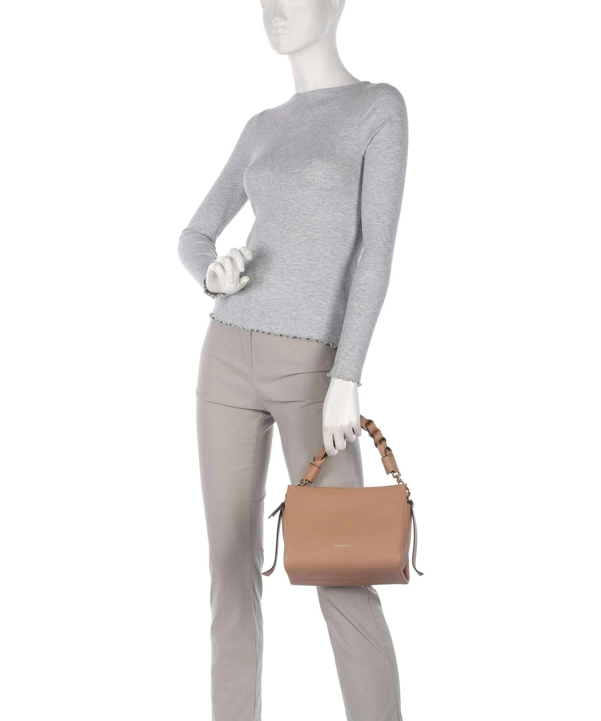 Coccinelle Boheme Grana Double Handbag skin/gazpacho - Image 3