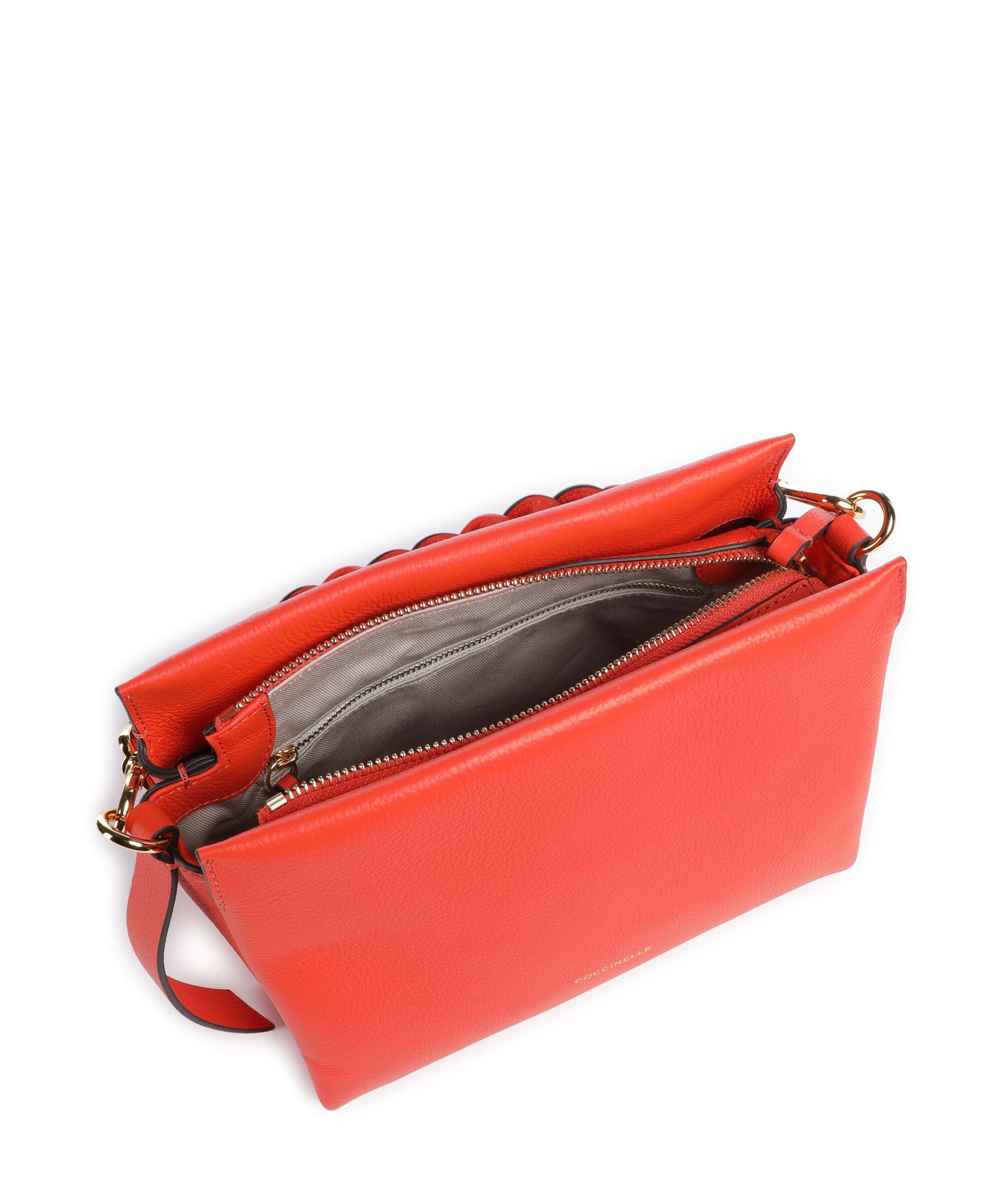 Coccinelle Boheme Grana Double Handbag gazpacho/sangria - Image 6