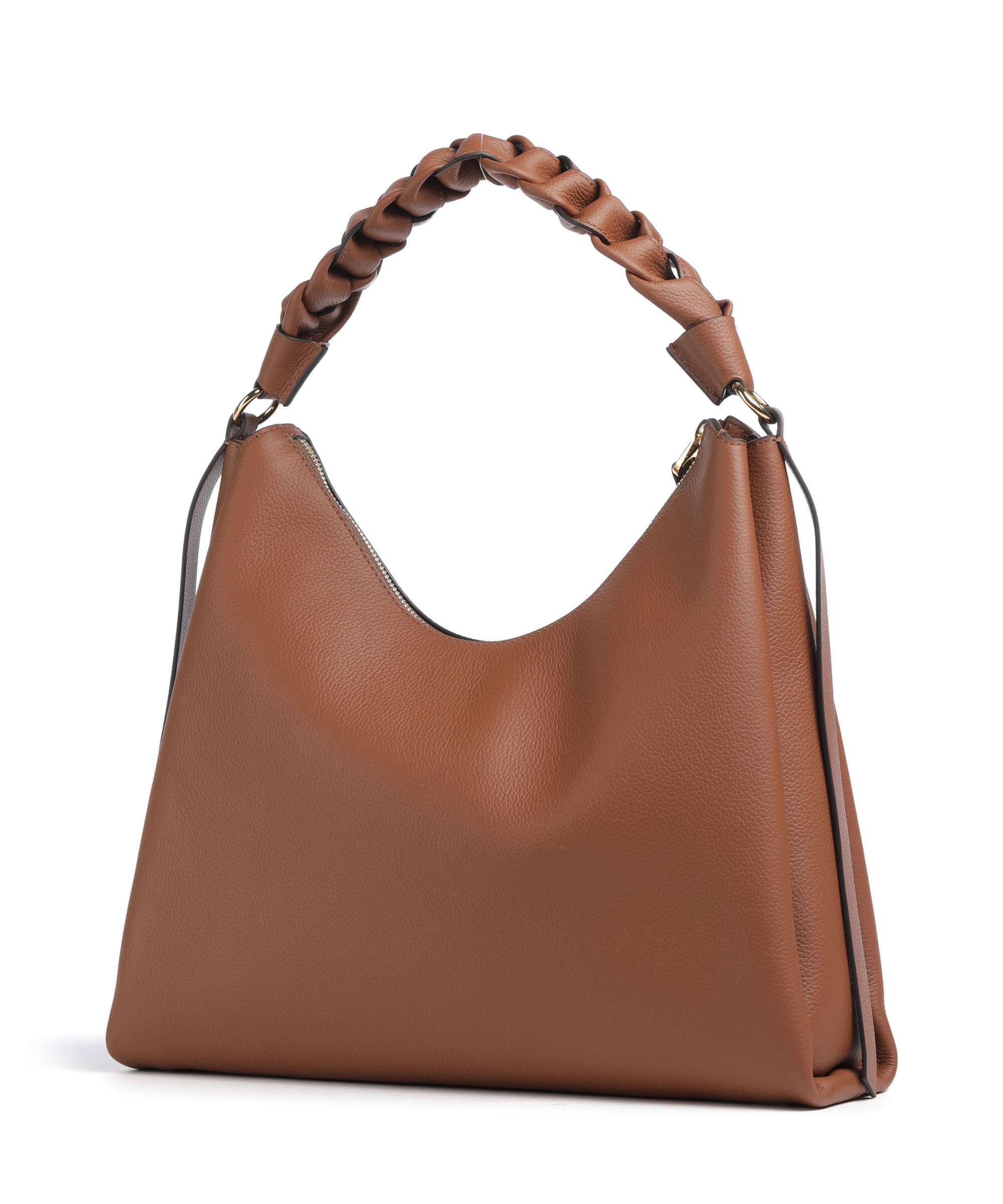 Coccinelle Boheme Grana Double Hobo bag cognac/noir - Image 2