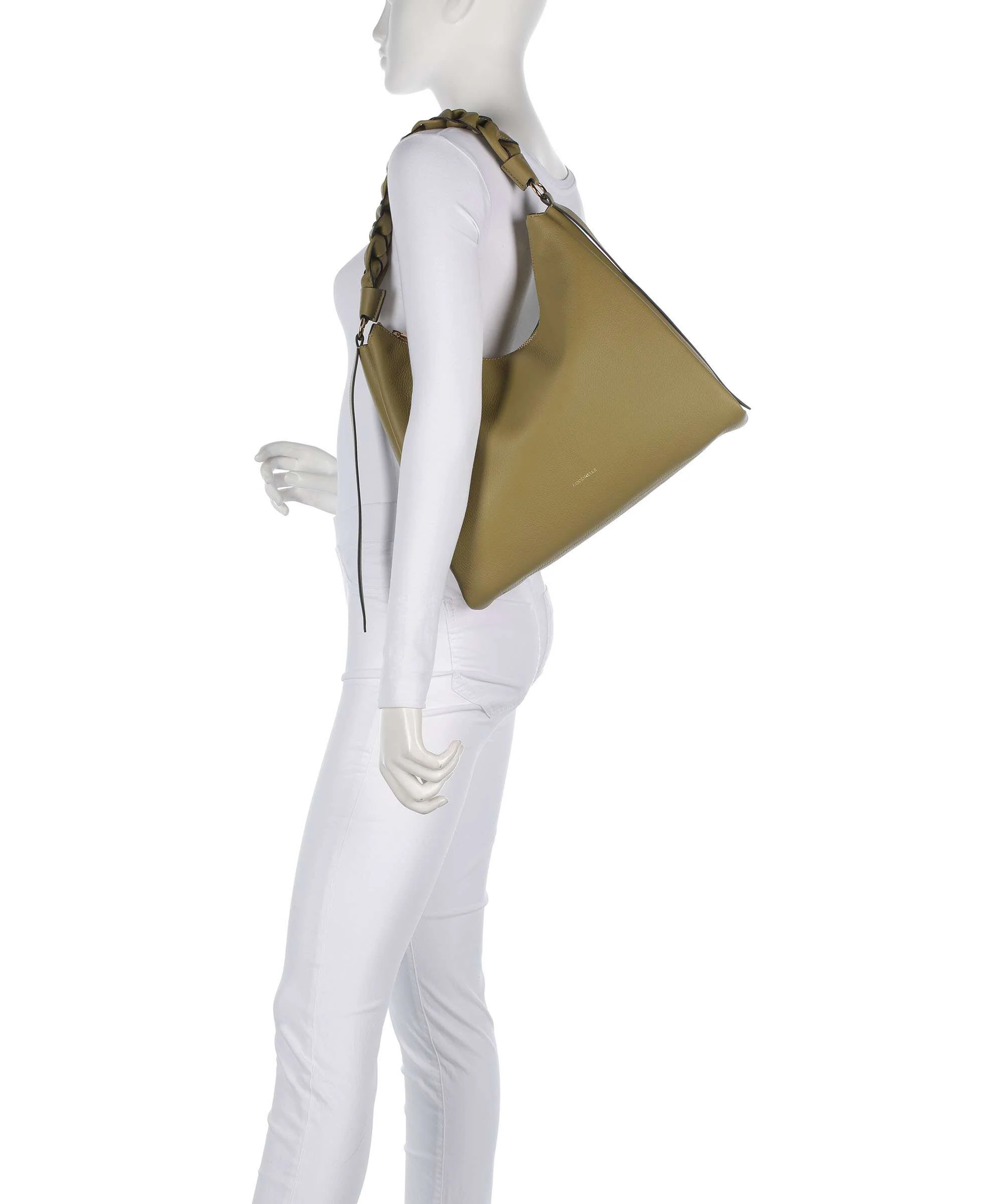 Coccinelle Boheme Grana Double Hobo bag seagrass/sandshell - Image 3