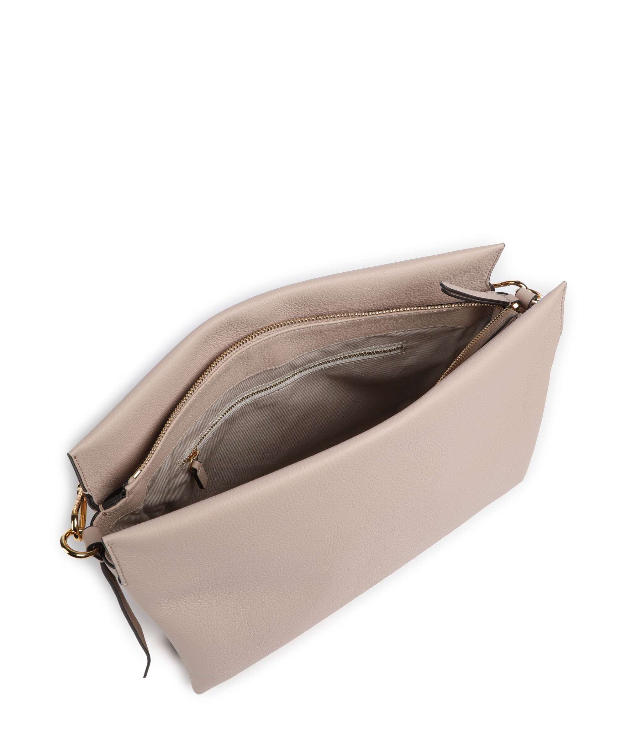 Coccinelle Boheme Grana Double Hobo bag rosette/warm taupe - Image 6