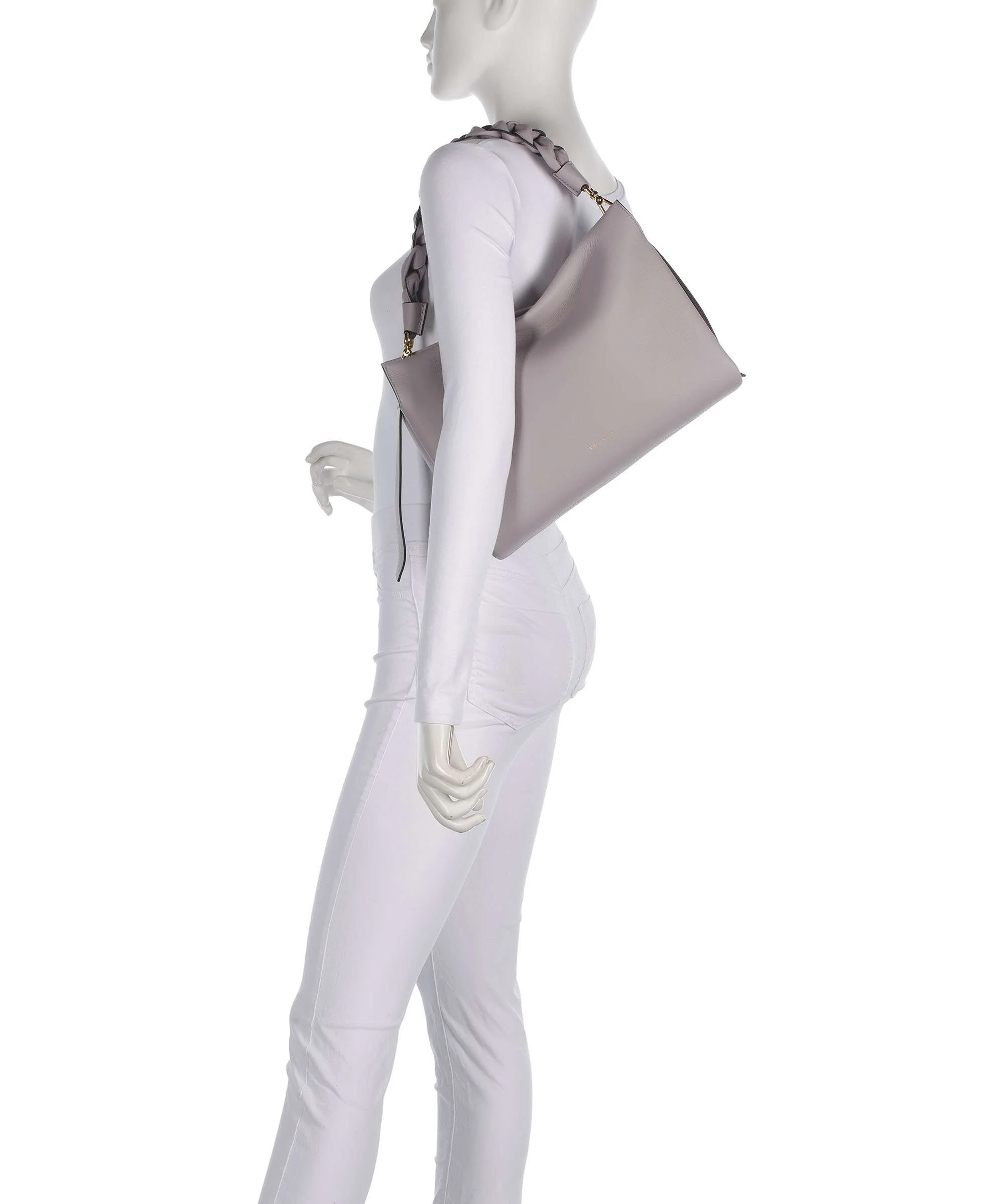 Coccinelle Boheme Grana Double Hobo bag oyster/pearl - Image 3