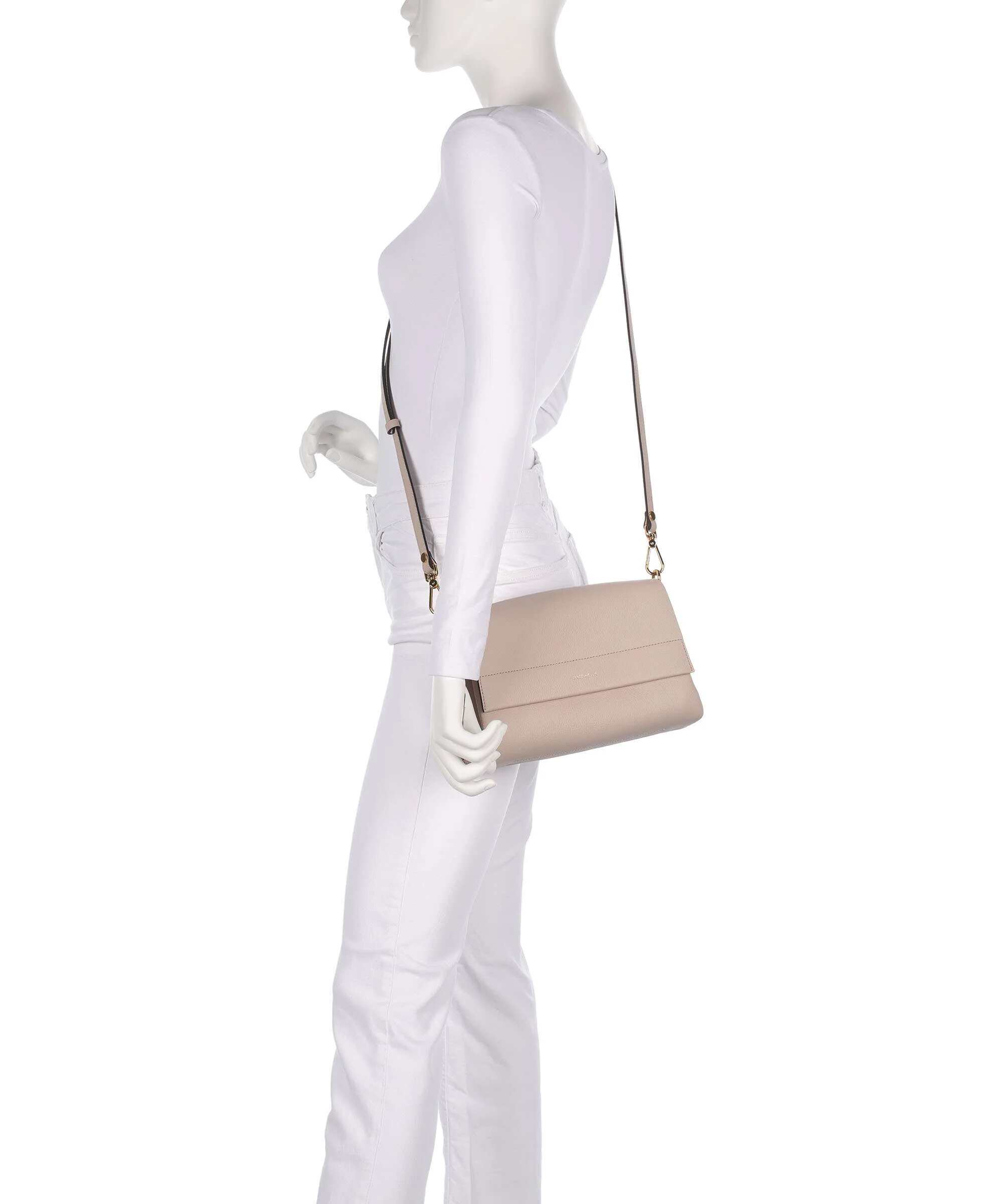 Coccinelle Boheme Grana Double Shoulder bag rosette/warm taupe - Image 4