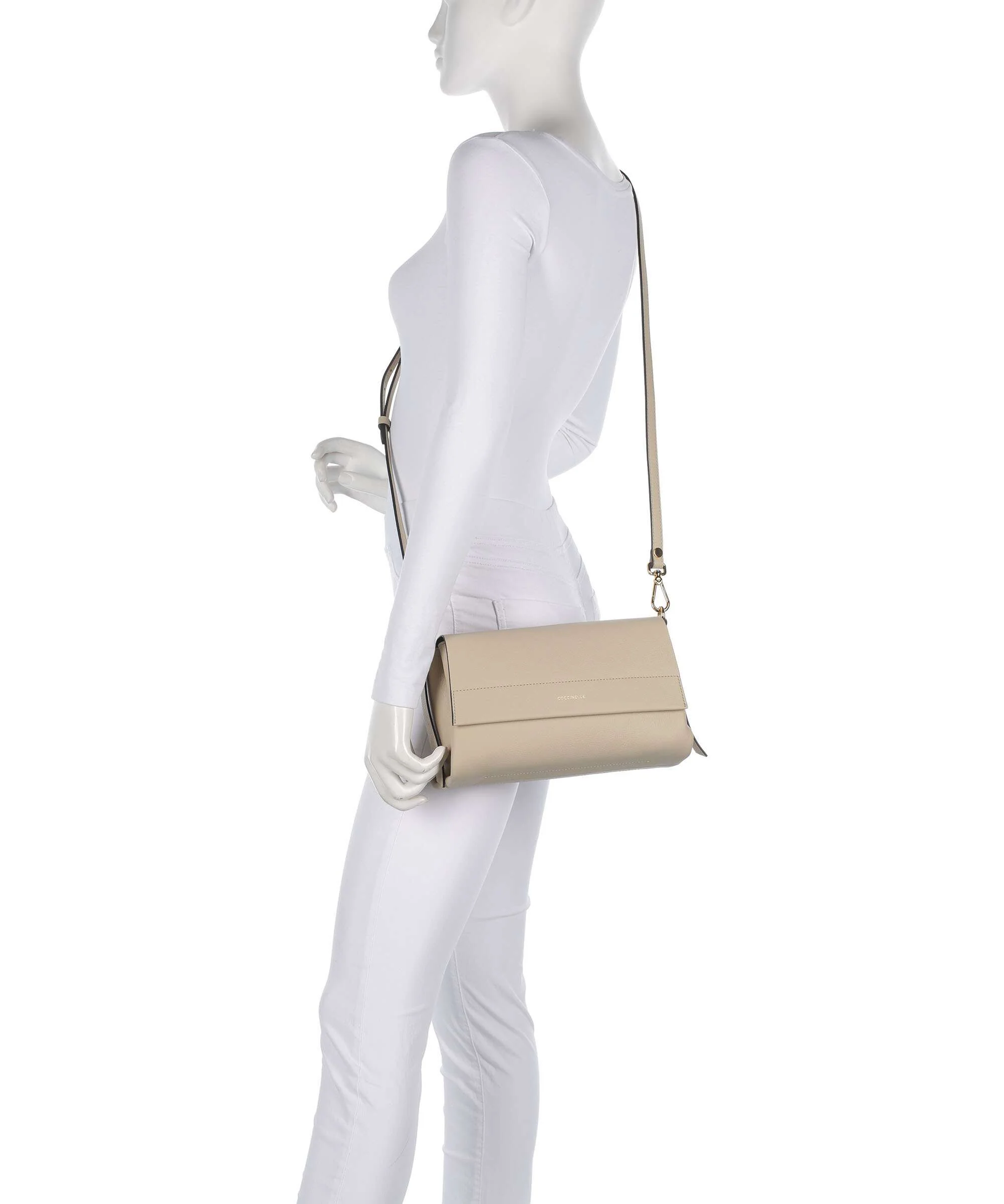 Coccinelle Boheme Grana Double Shoulder bag sandshell/seagrass - Image 3