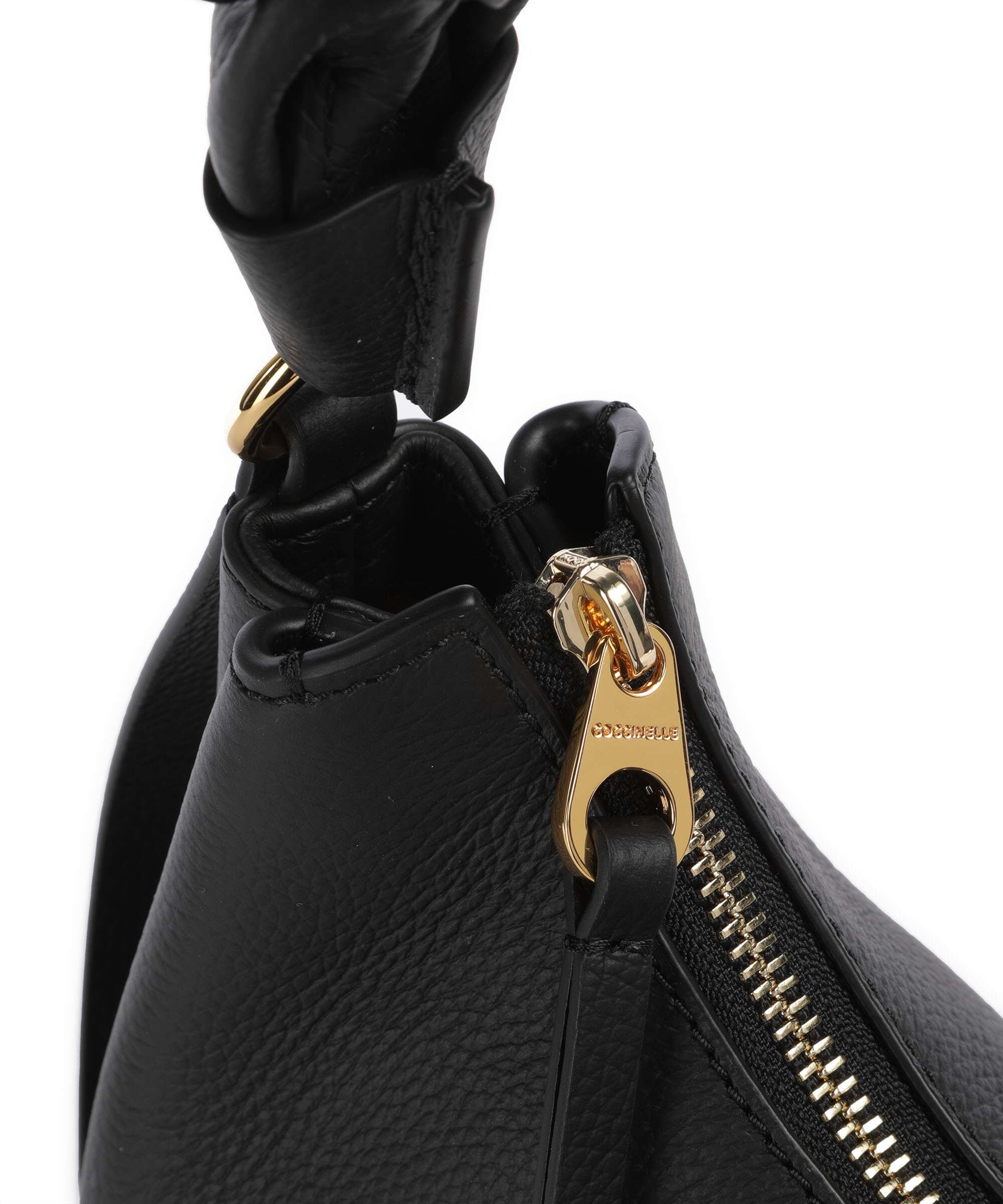 Coccinelle Boheme Grana Double Shoulder bag noir/cuir - Image 4