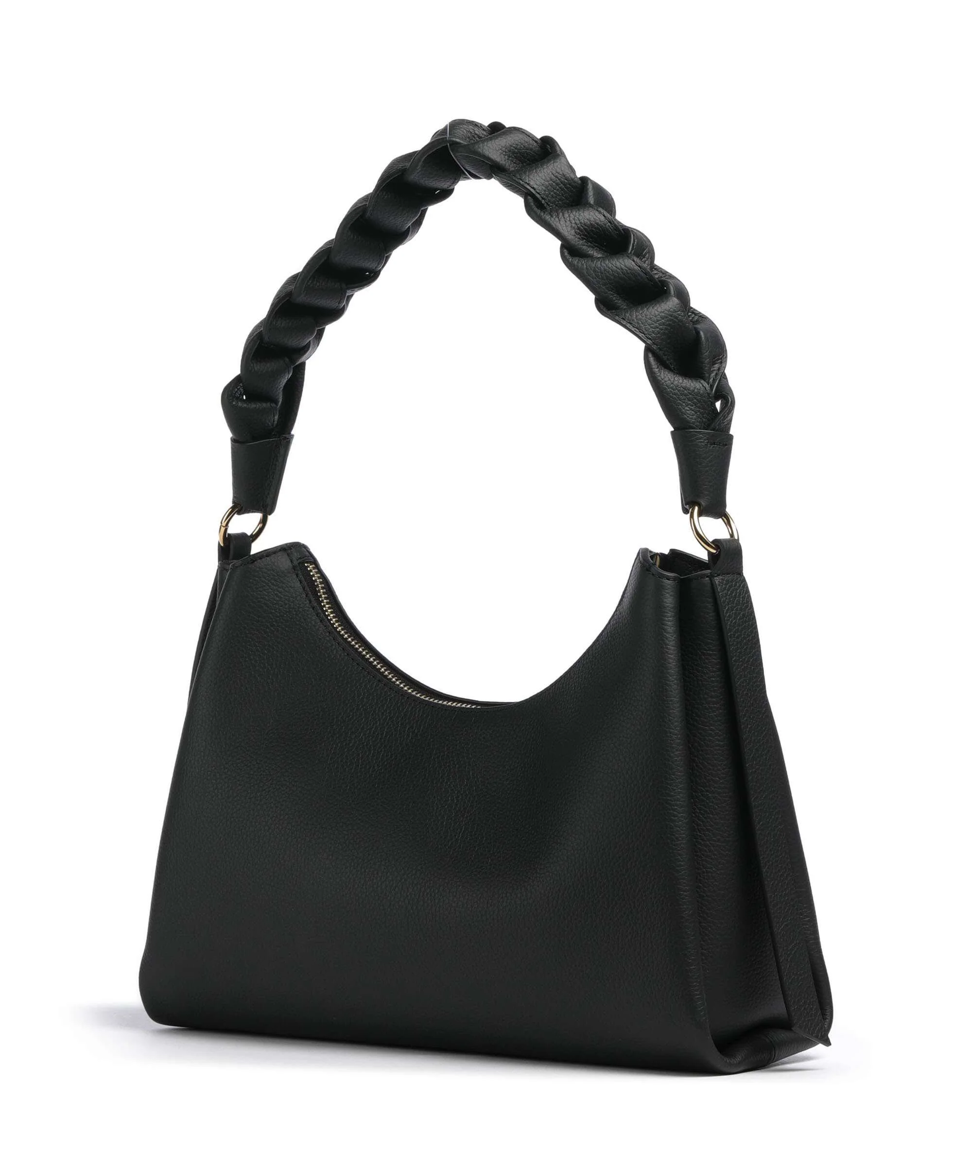 Coccinelle Boheme Grana Double Shoulder bag noir/cognac - Image 2