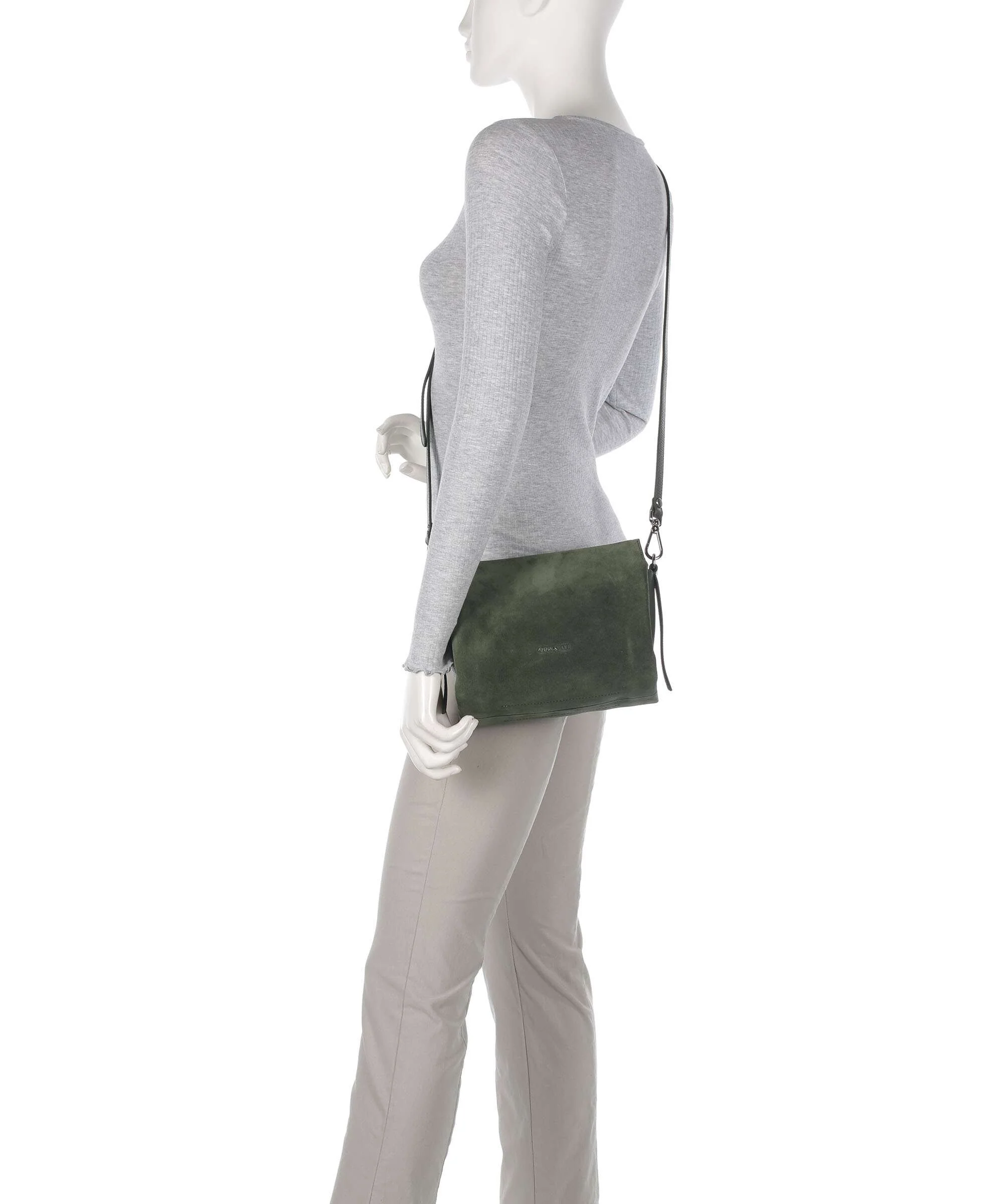 Coccinelle Boheme Suede Handbag alga - Image 3