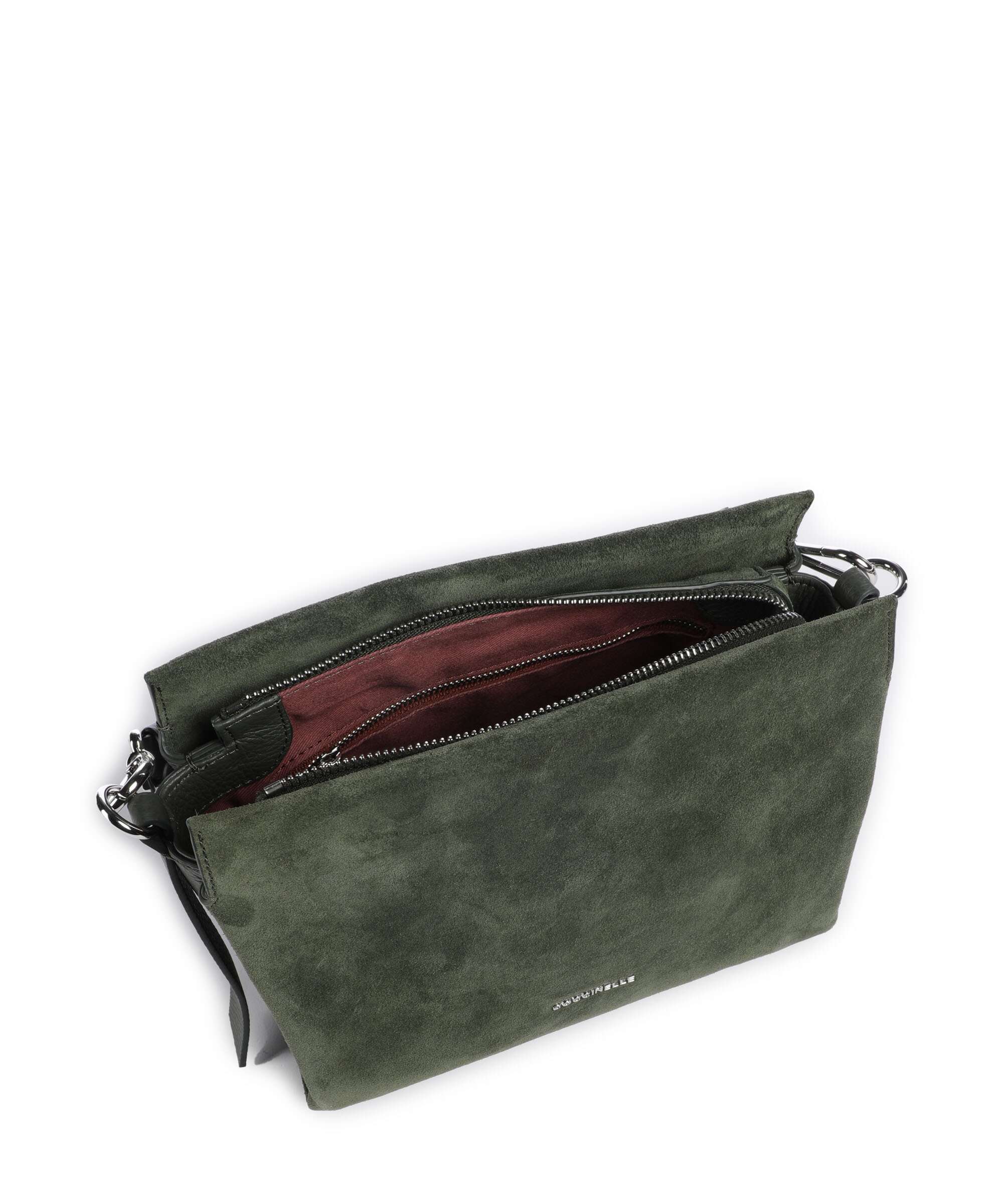 Coccinelle Boheme Suede Handbag alga - Image 6