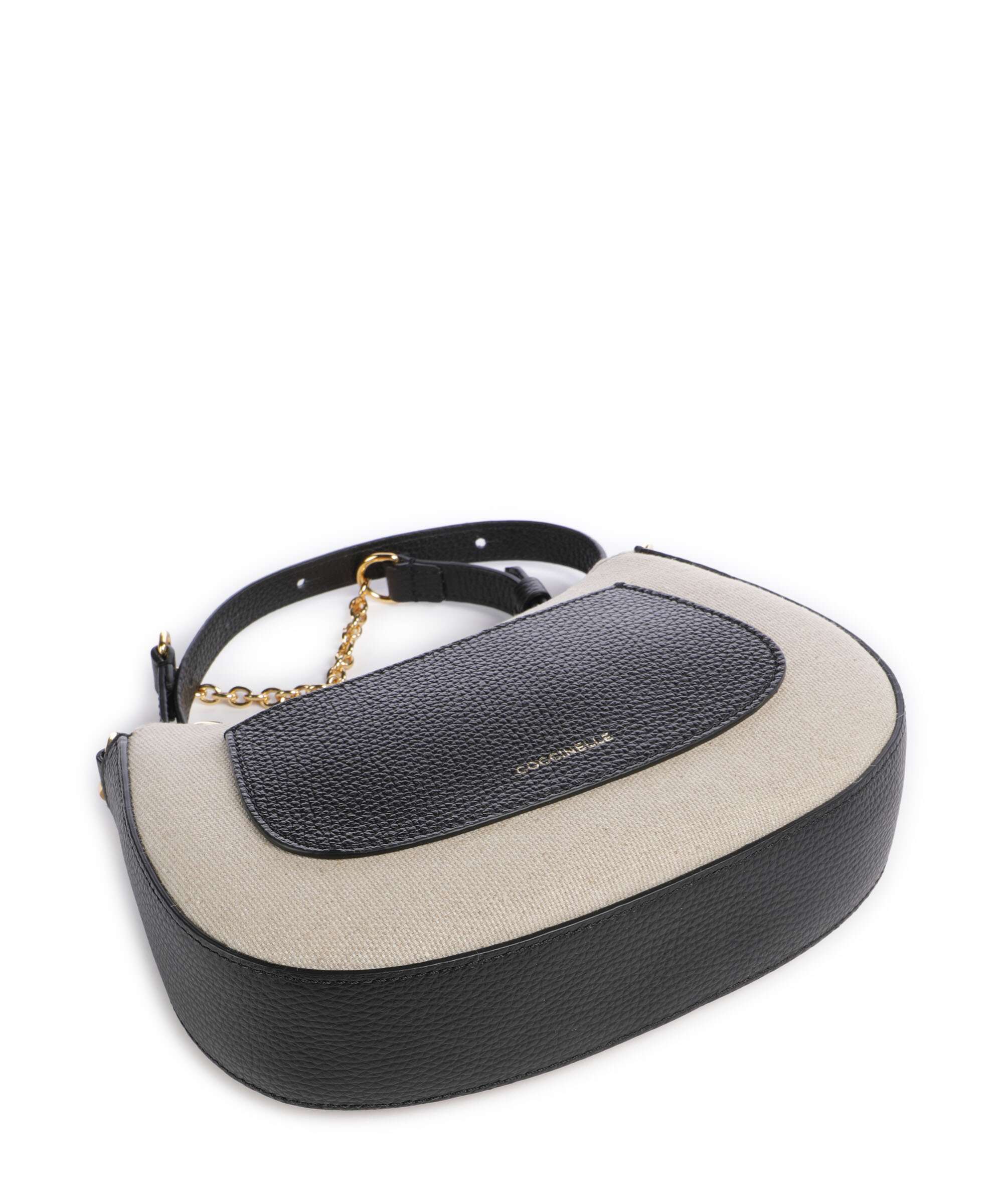 Coccinelle C-Easy Canvas Crossbody bag natural/noir - Image 5