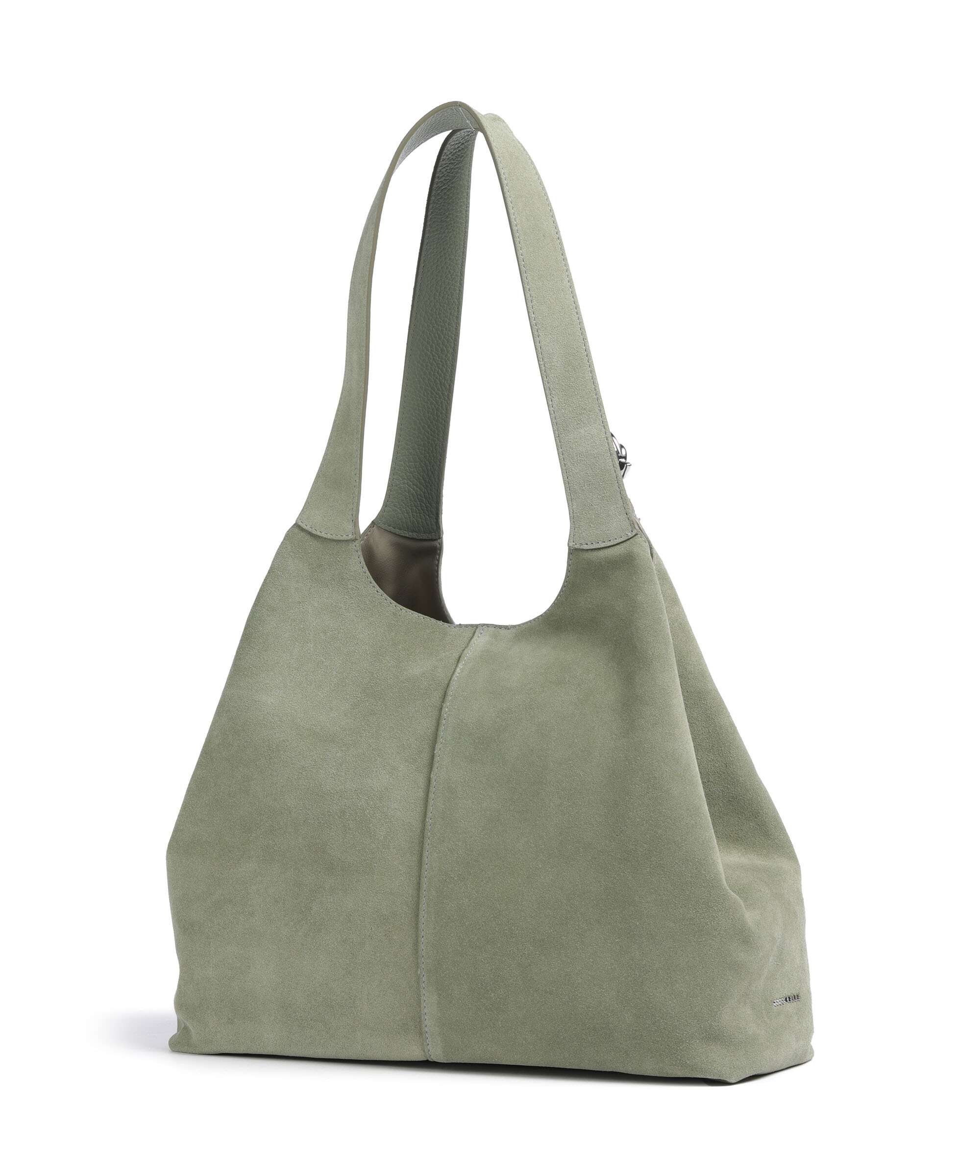 Coccinelle C-Easy Suede Hobo bag greenery - Image 4