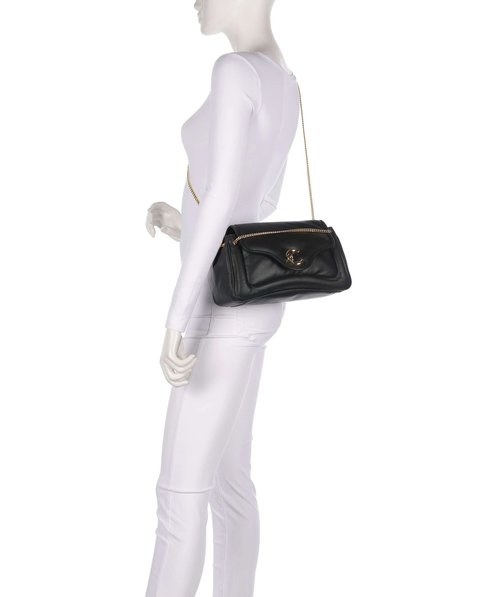 Coccinelle C-Me Fluffy Shoulder bag noir - Image 3