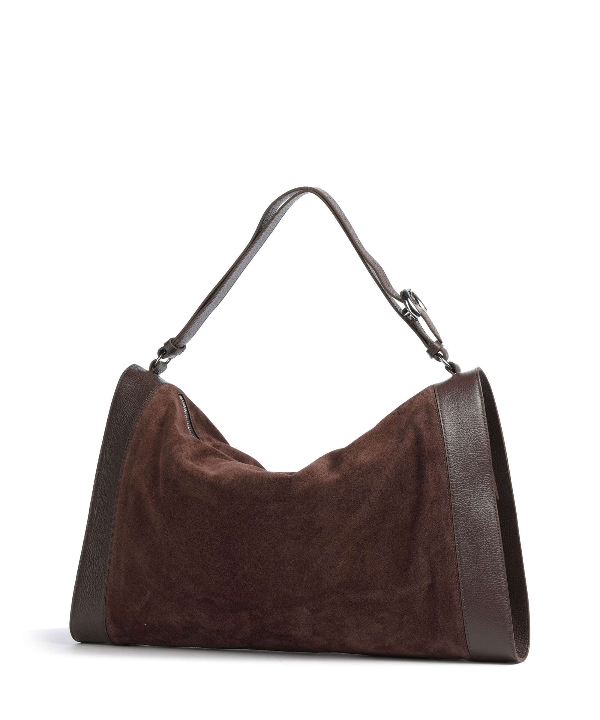 Coccinelle Elinor Suede Hobo bag brunette - Image 2
