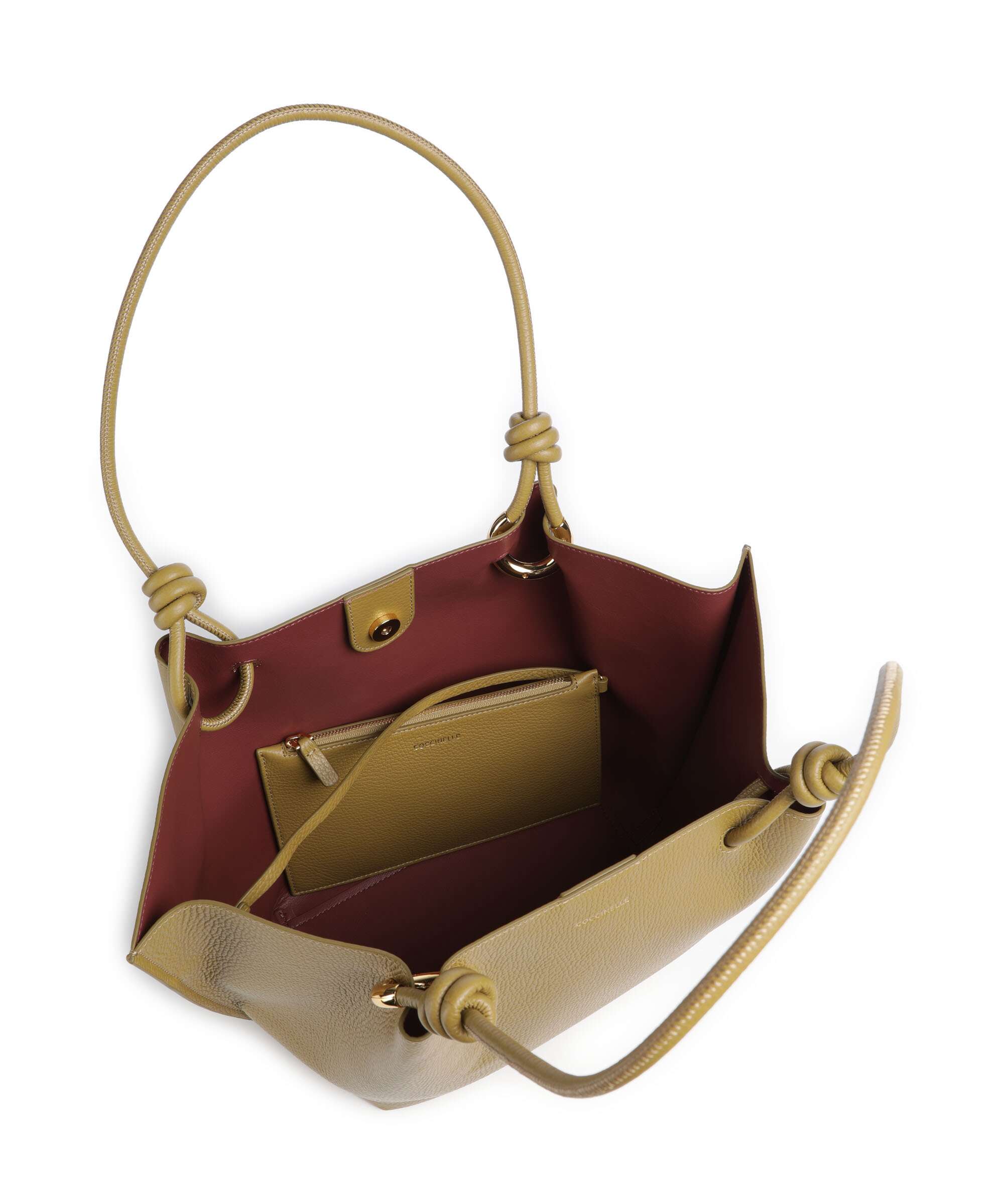 Coccinelle Finn Hobo bag seagrass - Image 6