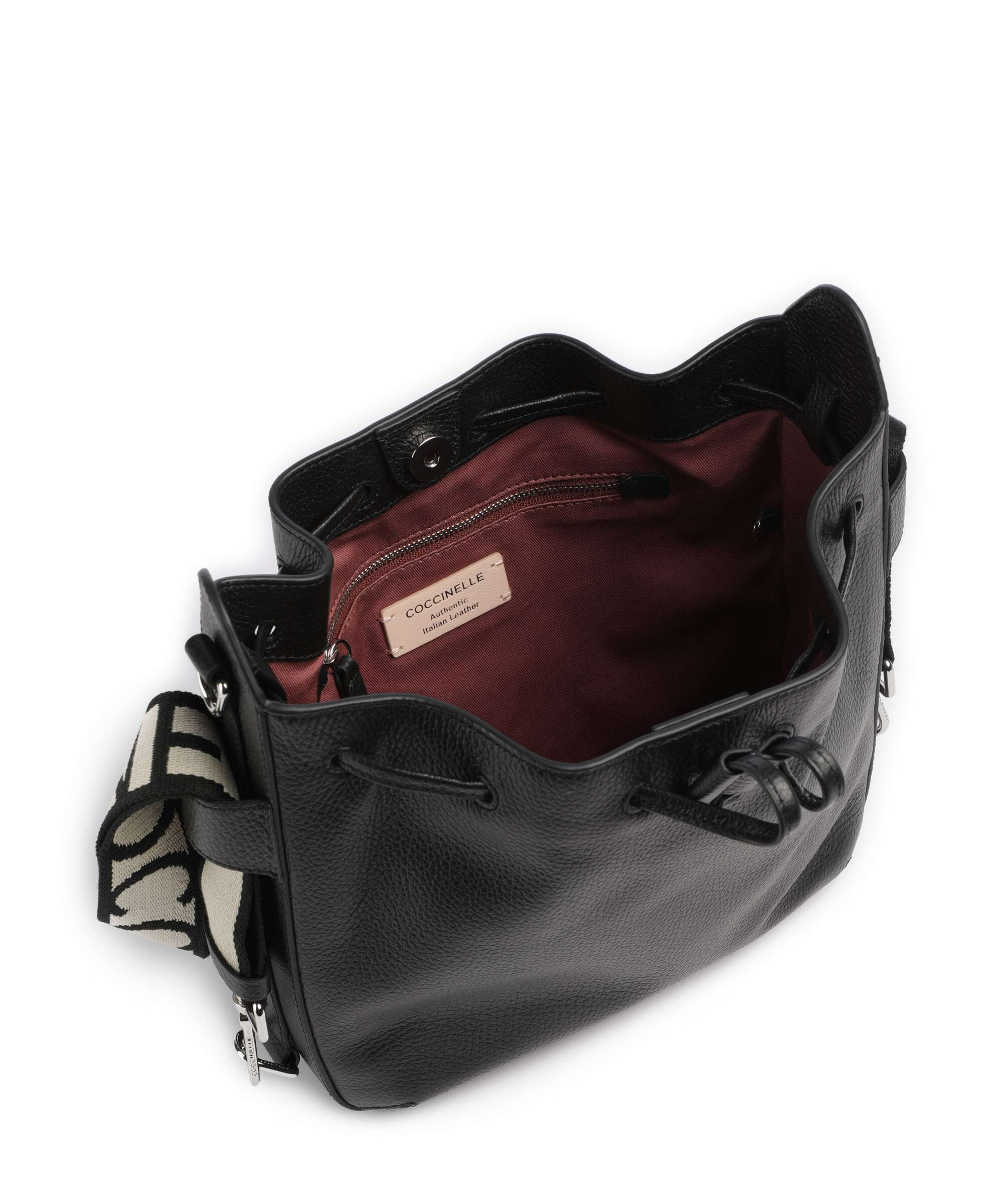Coccinelle Gretel Ribbon Bucket bag noir - Image 6