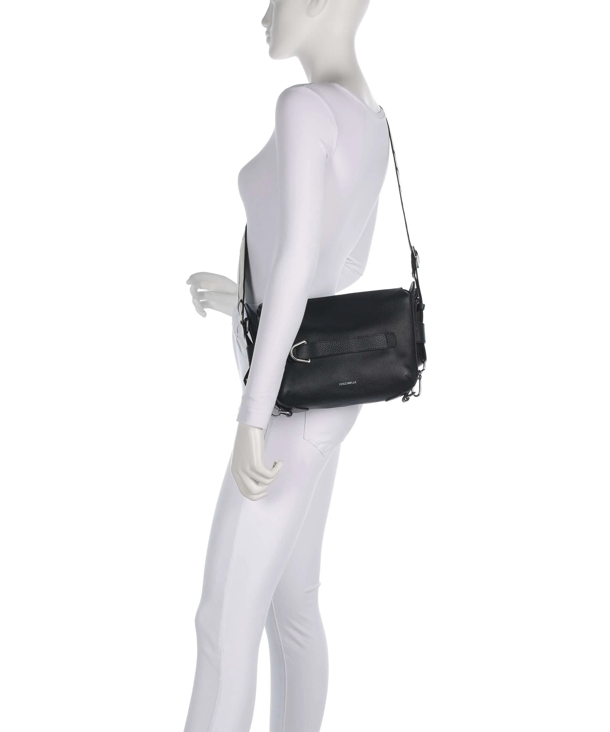 Coccinelle Gretel Ribbon Crossbody bag noir - Image 3
