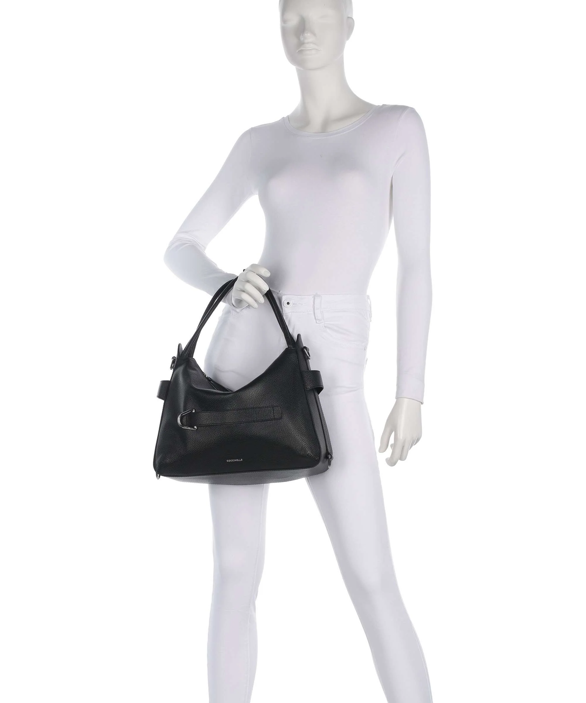 Coccinelle Gretel Ribbon Hobo bag noir - Image 3