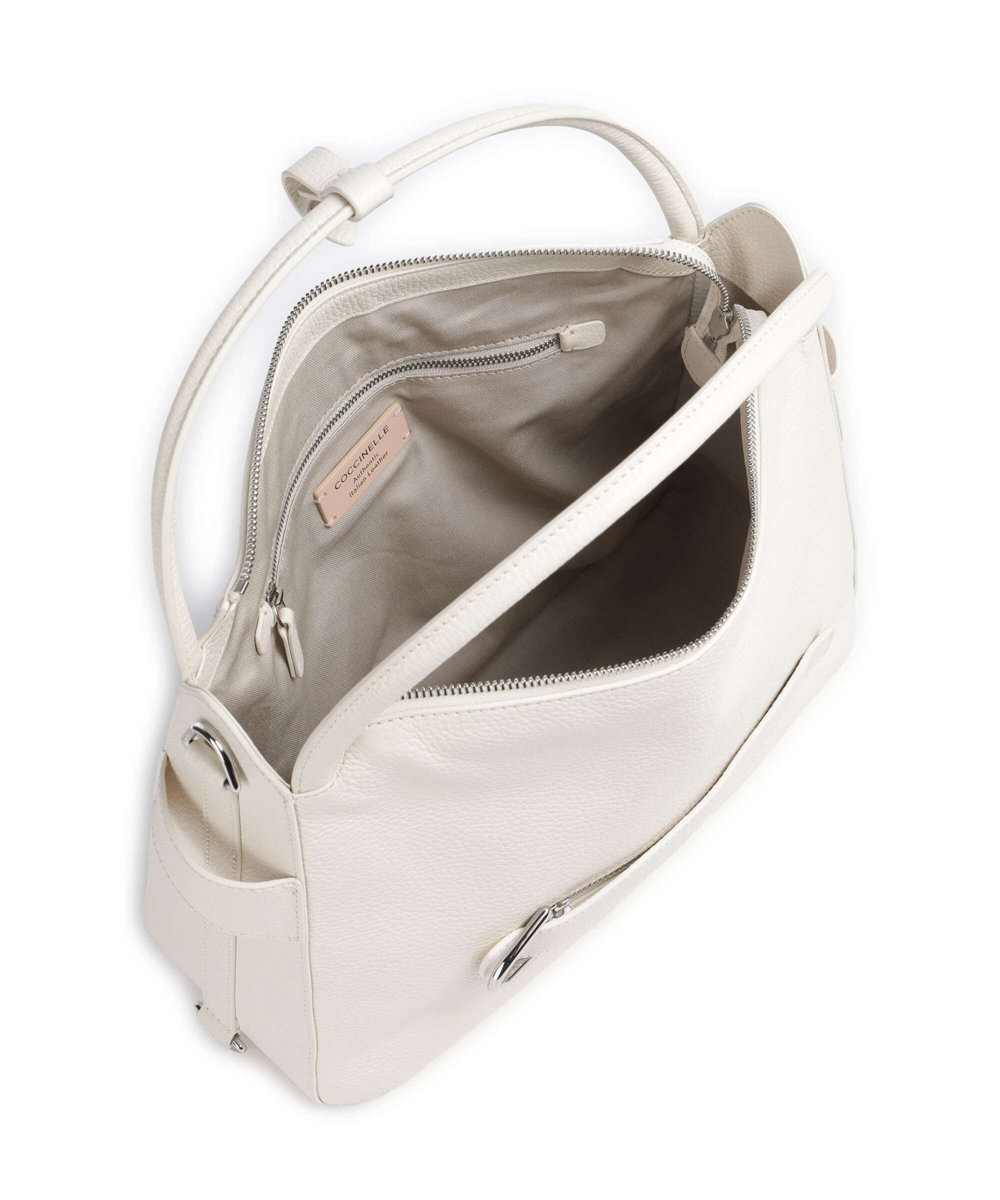 Coccinelle Gretel Ribbon Hobo bag pearl - Image 5