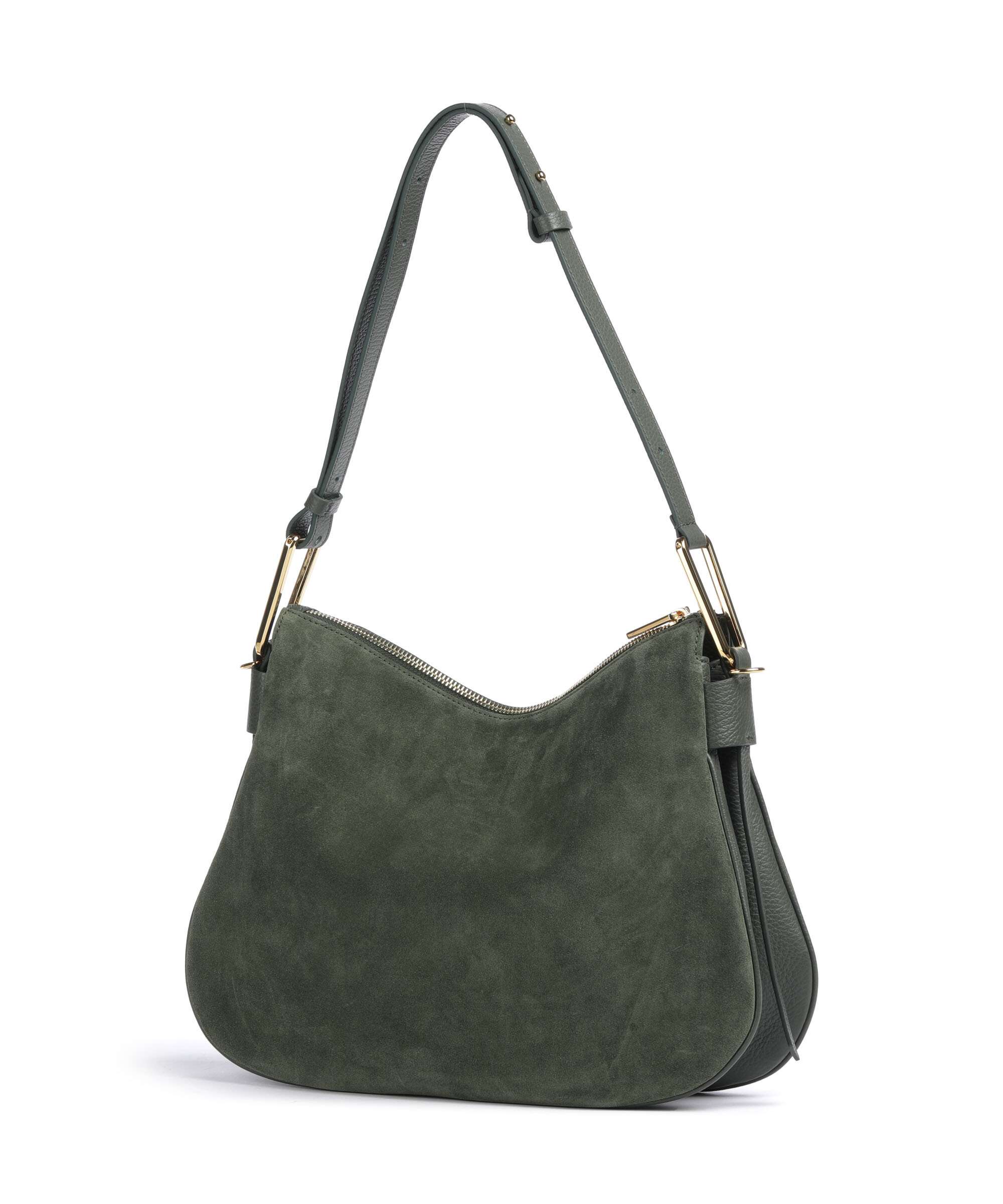 Coccinelle Magie Suede Hobo bag alga - Image 2