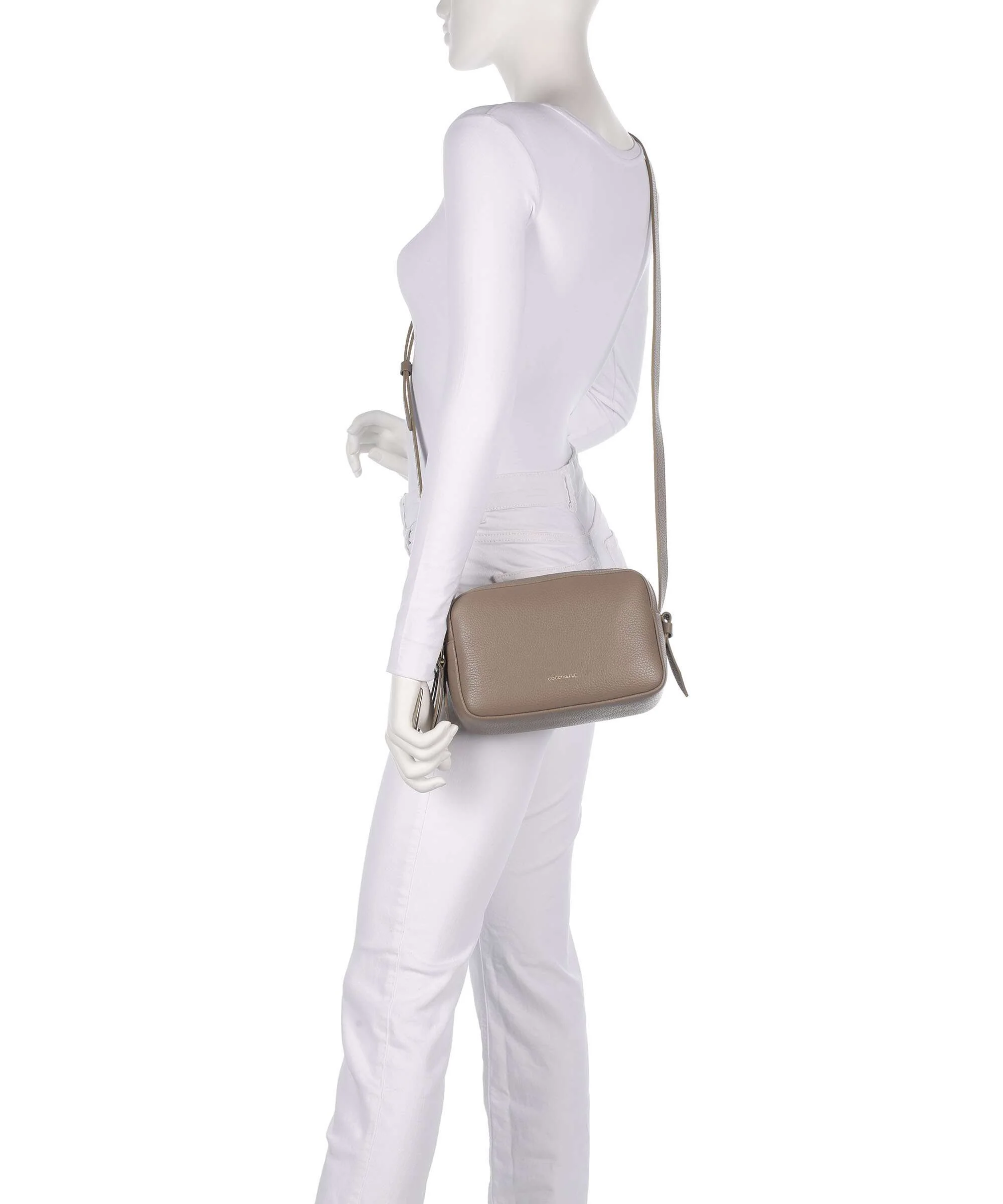 Coccinelle Malory Crossbody bag warm taupe - Image 3