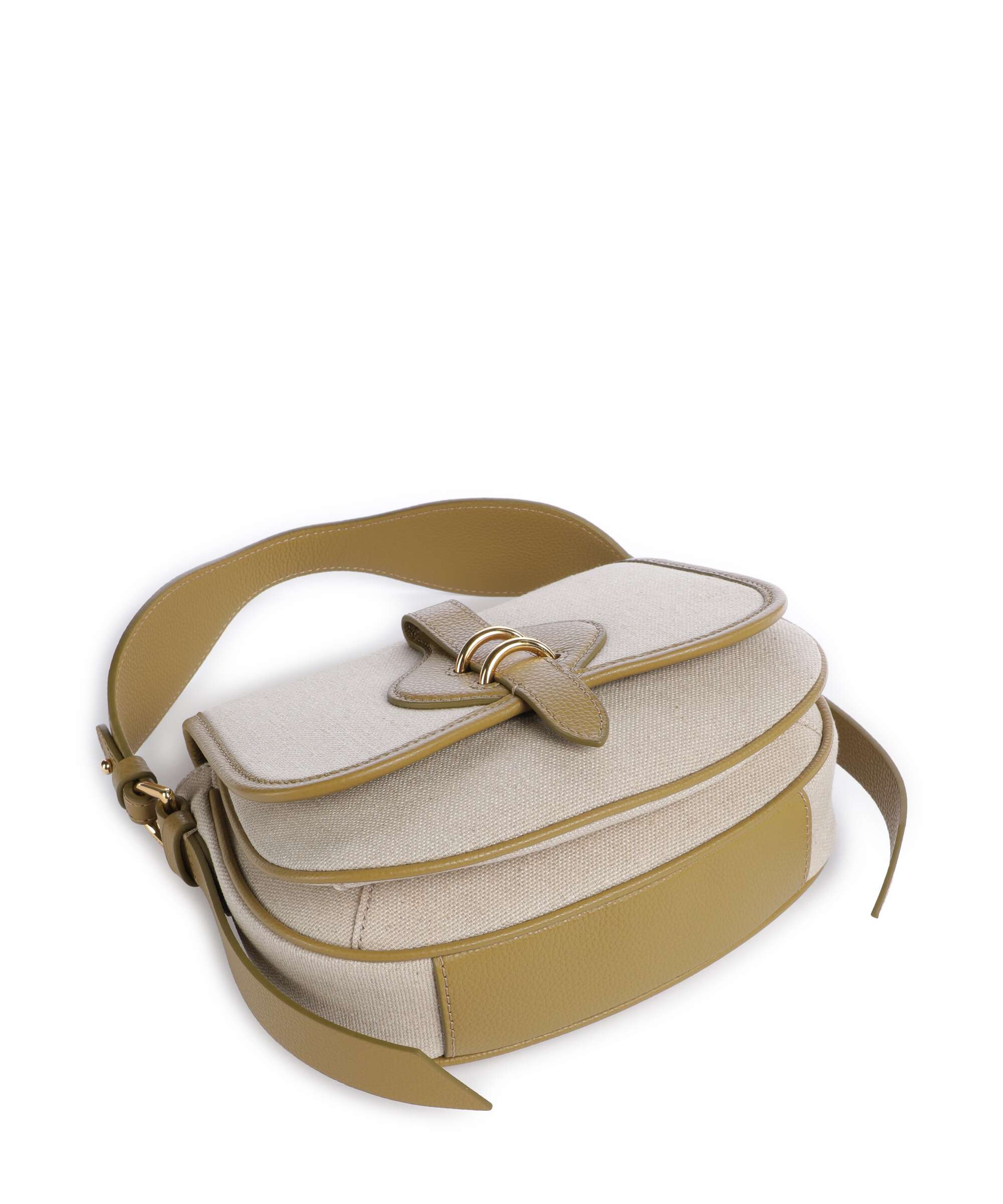 Coccinelle Mavery Canvas Handbag natural/seagrass - Image 5