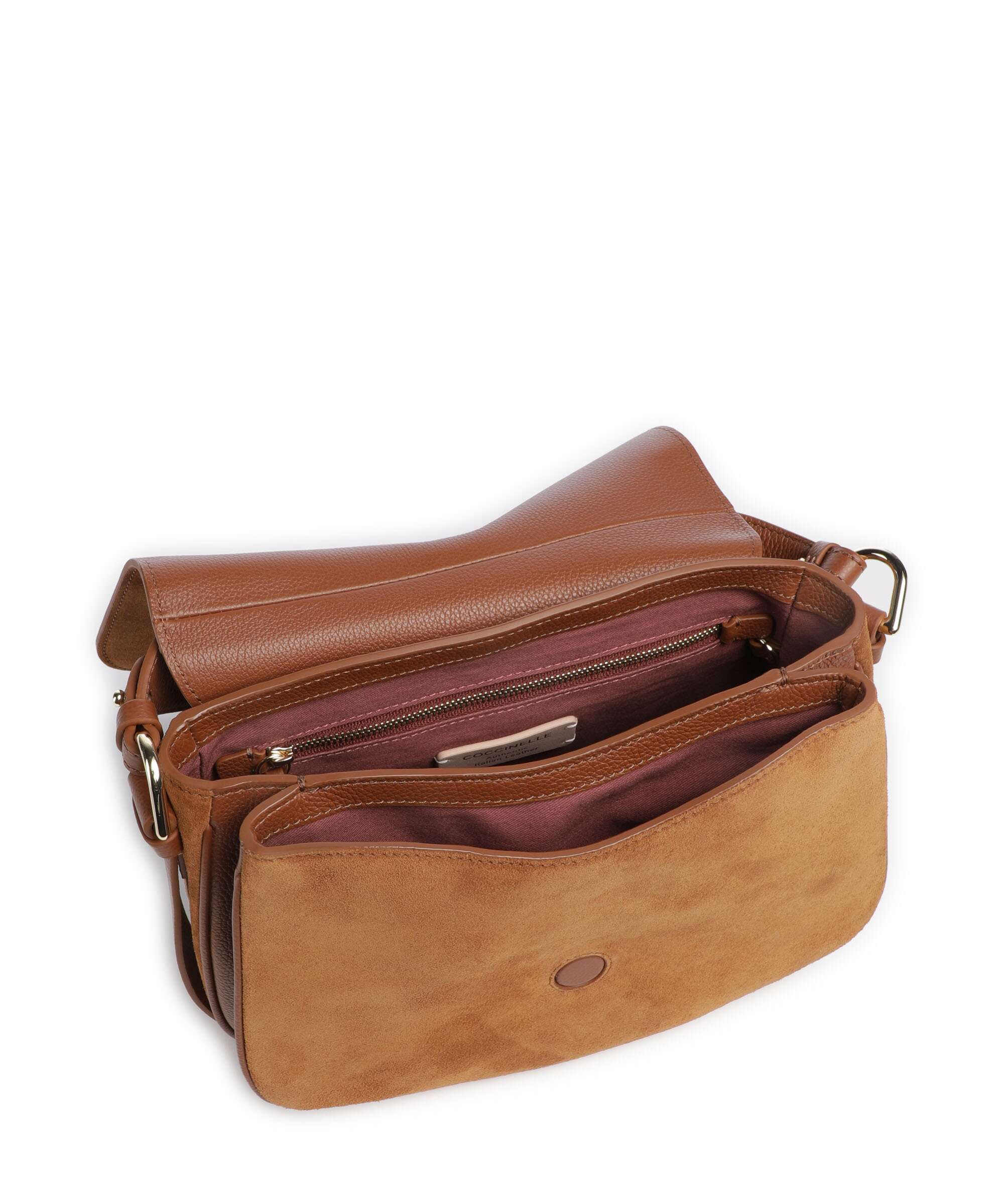 Coccinelle Mavery Suede Handbag cognac - Image 5