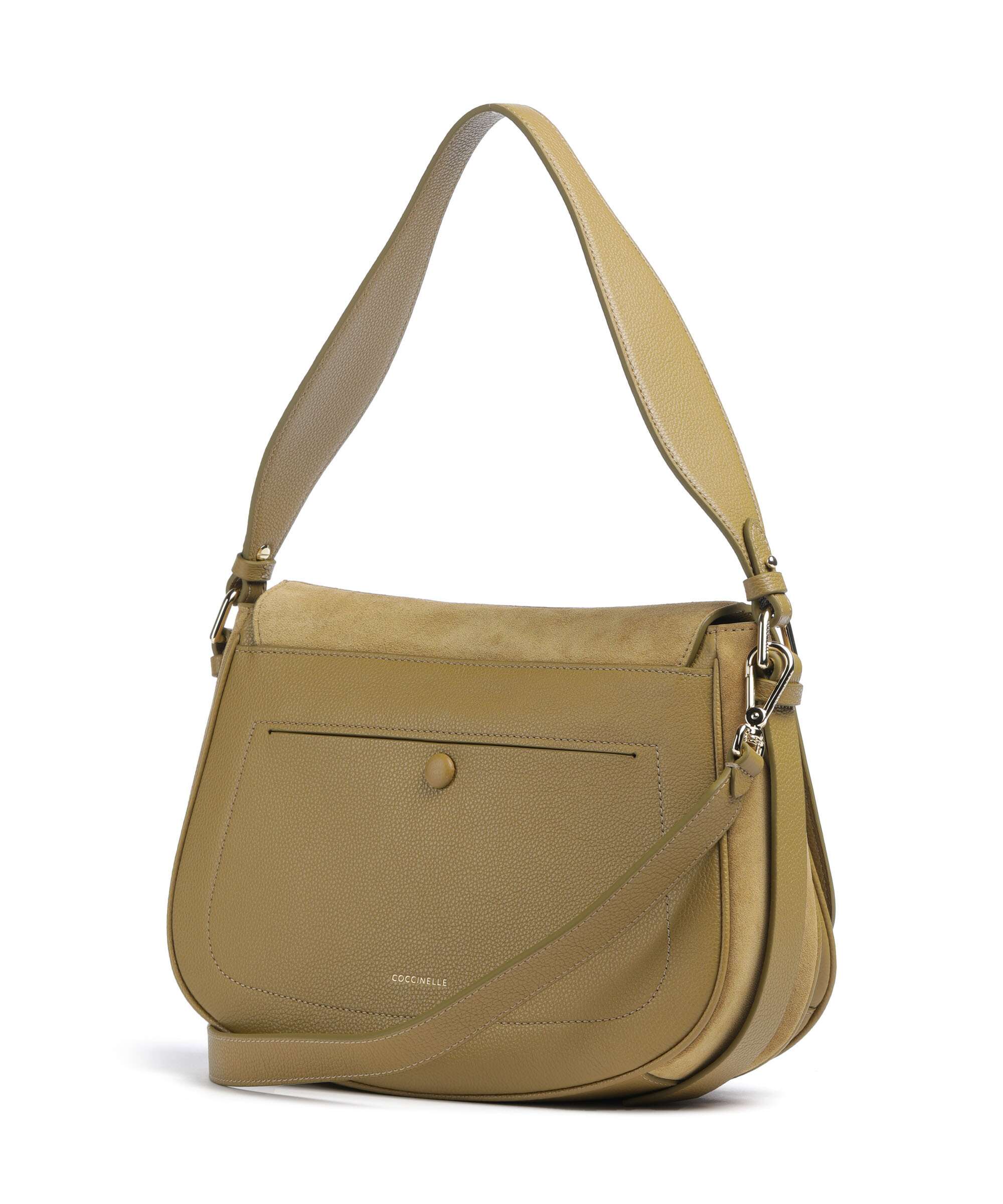 Coccinelle Mavery Suede Shoulder bag seagrass - Image 2